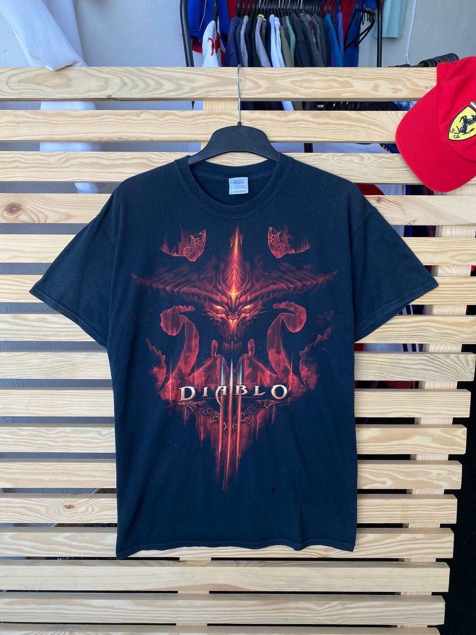 Microsoft × Playstation × Vintage Vintage Diablo 3 Fullprint Promo Tee Blizzard Video Games Size US M / EU 48-50 / 2 - 1 Thumbnail