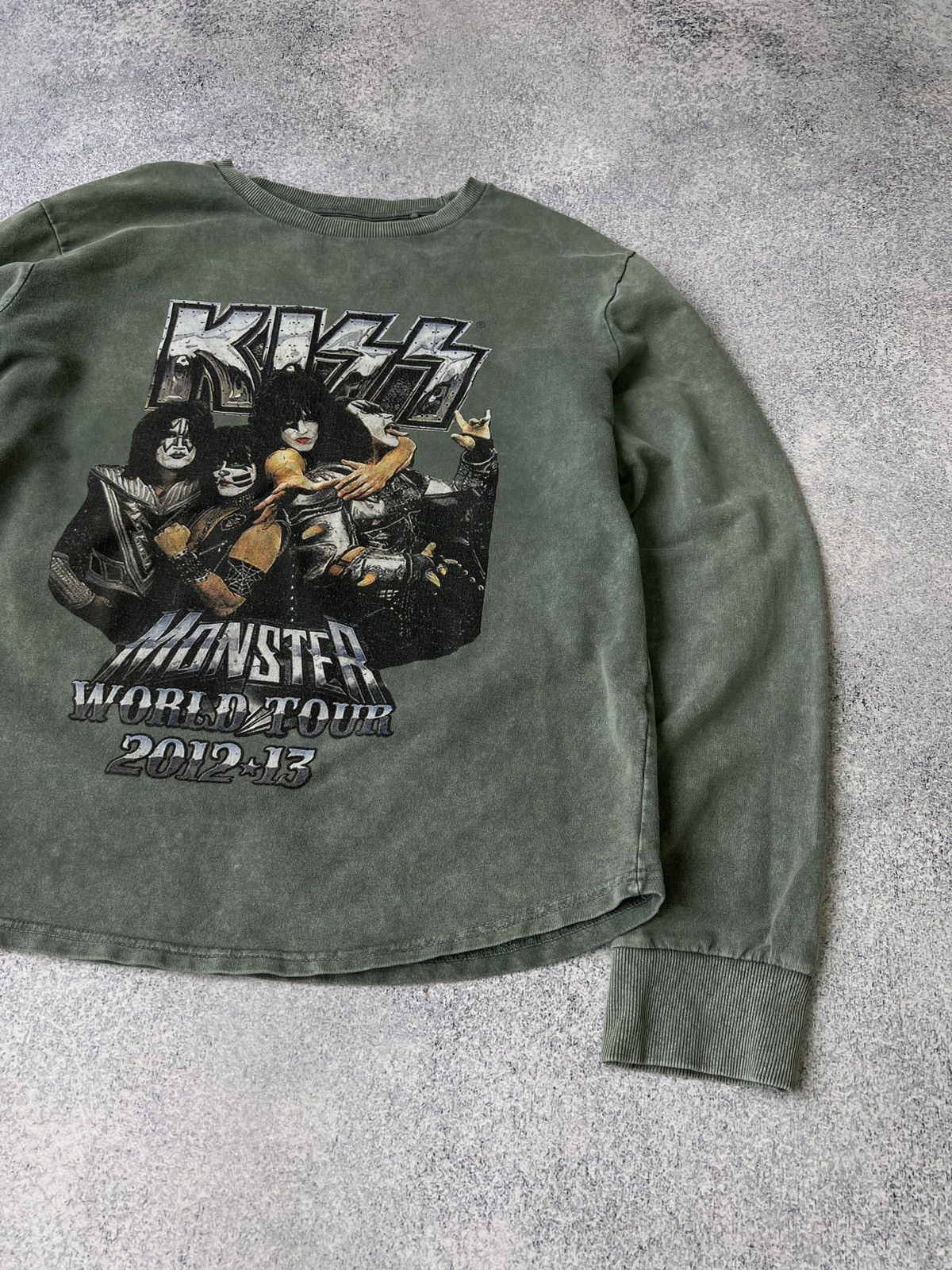 Vintage Kiss Tour Merch Long sleeve tee