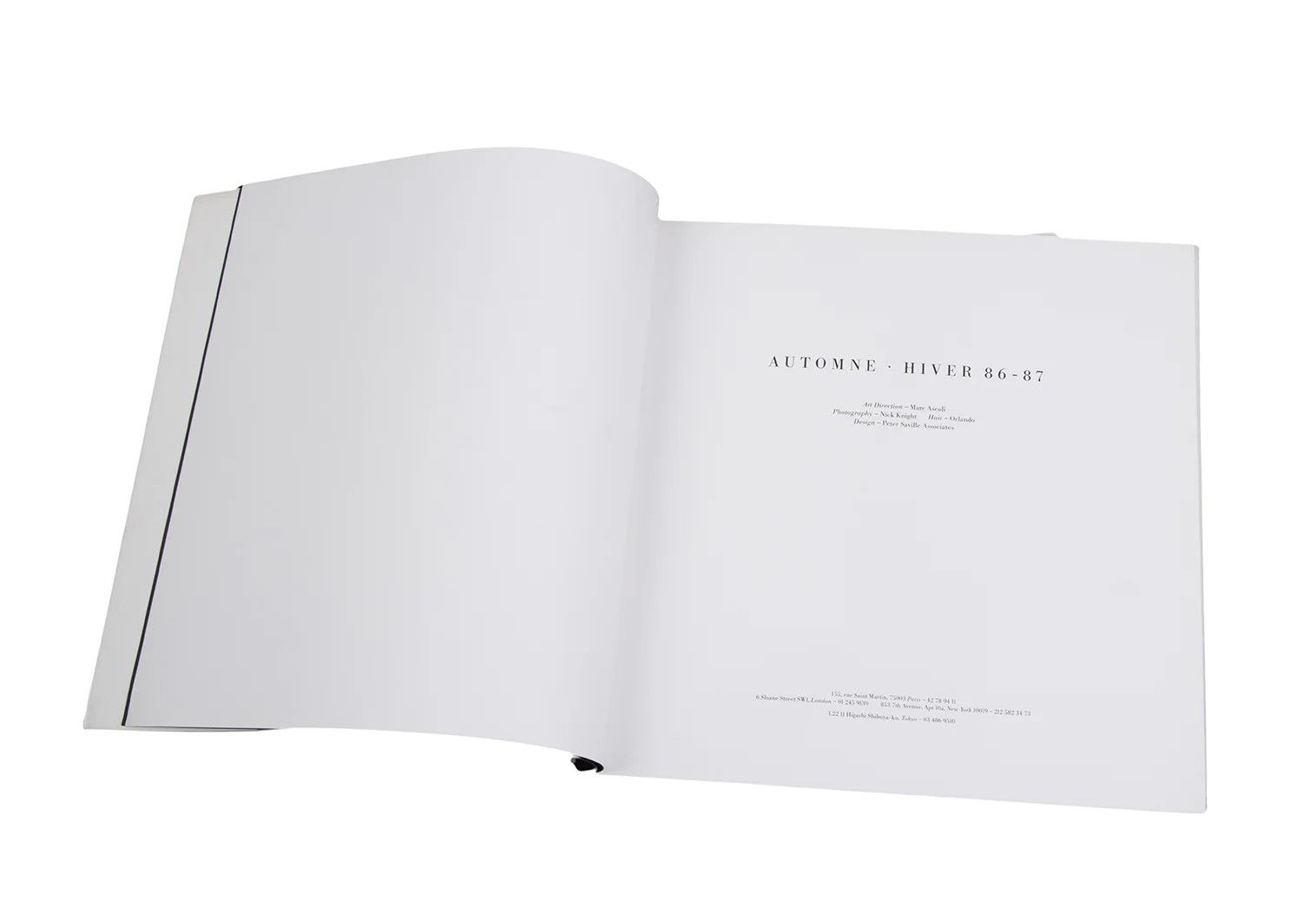 Yohji Yamamoto Yohji Yamamoto 1986-1987 Visual Magazine Size ONE SIZE - 2 Thumbnail