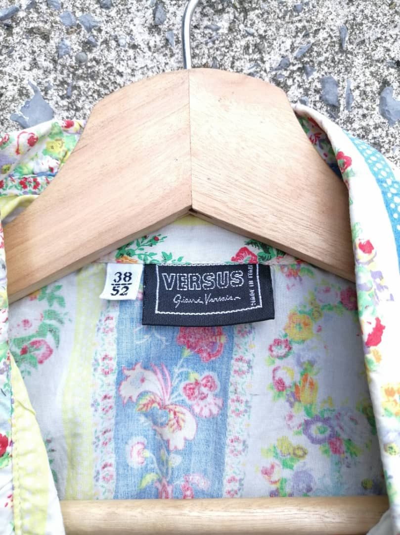 Versace × Versus Versace Versus Gianni Versace Flowers Longsleeve Buttons Shirt Size US XL / EU 56 / 4 - 8 Thumbnail