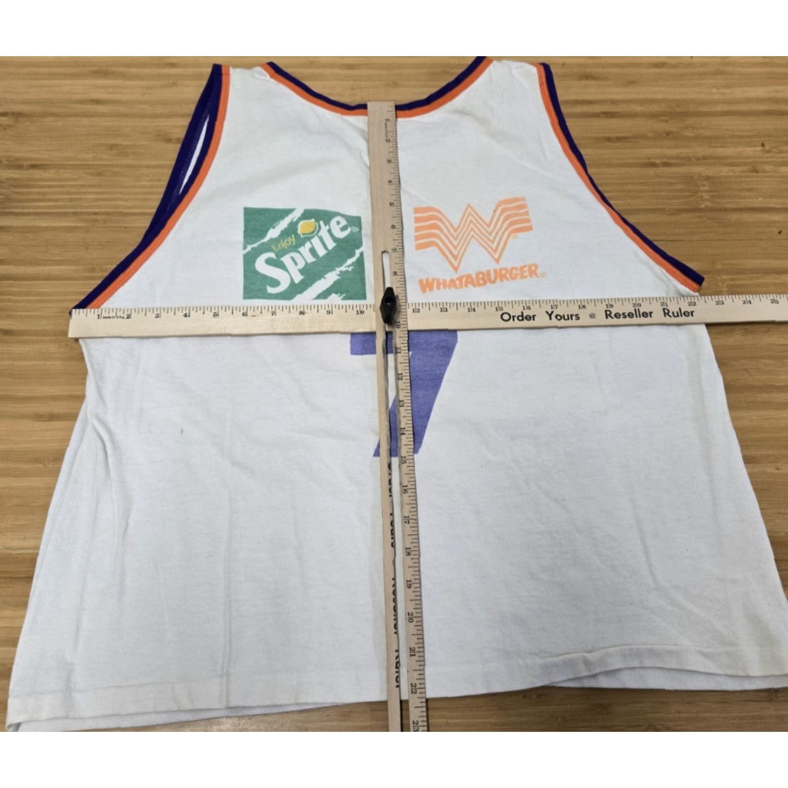 Vintage VINTAGE Fantastic Phoenix Suns T-shirt Jersey #7 XL Unisex White 1990s Graphic Tee Size US XL / EU 56 / 4 - 4 Thumbnail