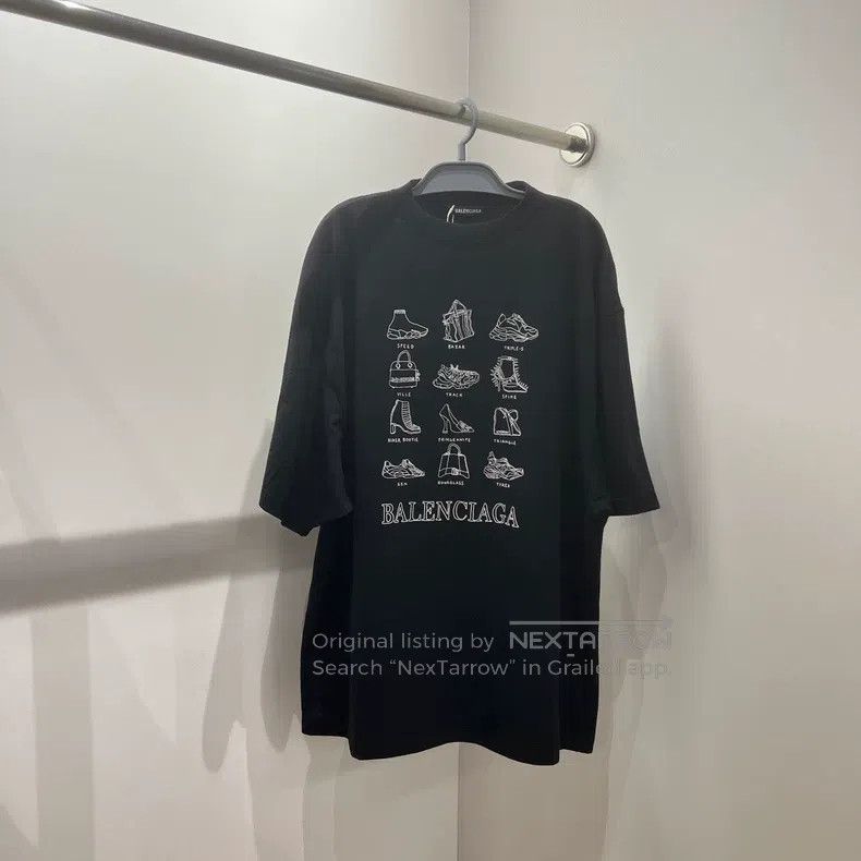 Other Balenciaga Pattern Printed Loose Short Sleeve Size US XS / EU 42 / 0 - 1 Thumbnail