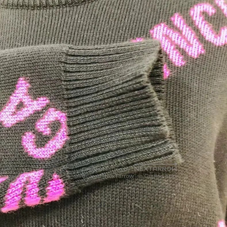 Balenciaga Balenciaga Logo Print Sweater S. Size US S / EU 44-46 / 1 - 7 Thumbnail