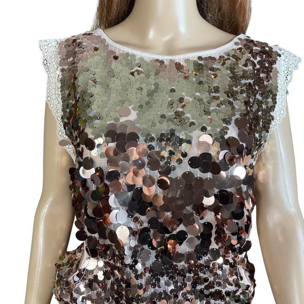 Free People New Free People Gold Main Character Bodysuit Size M Size M / US 6-8 / IT 42-44 - 4 Thumbnail