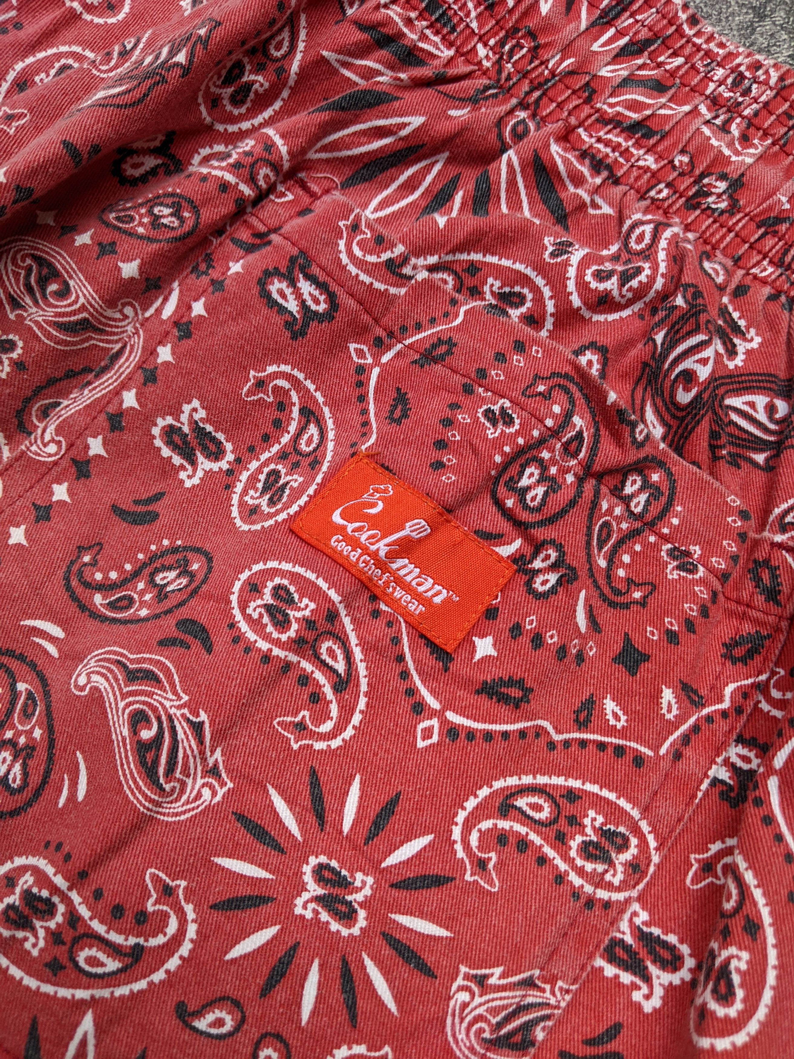 Cook Jeans Bandana Paisley Cook man Chef Pants Relaxed Size US 30 / EU 46 - 5 Thumbnail