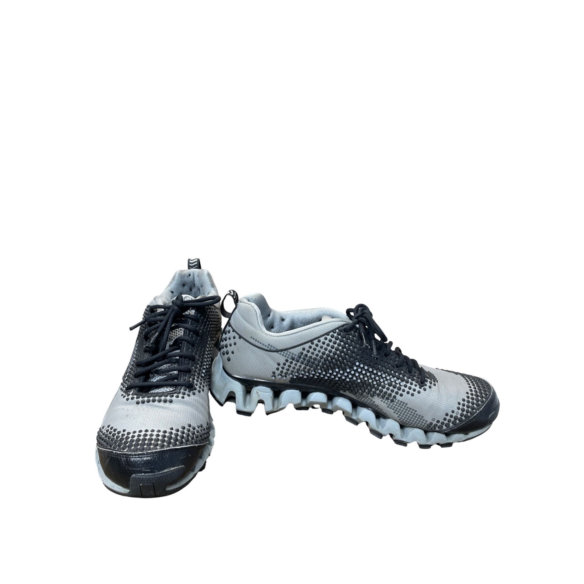 Reebok Reebok Zig Tech 2.0 Mens gray black running shoes sneakers Size US 12 / EU 45 - 1 Thumbnail