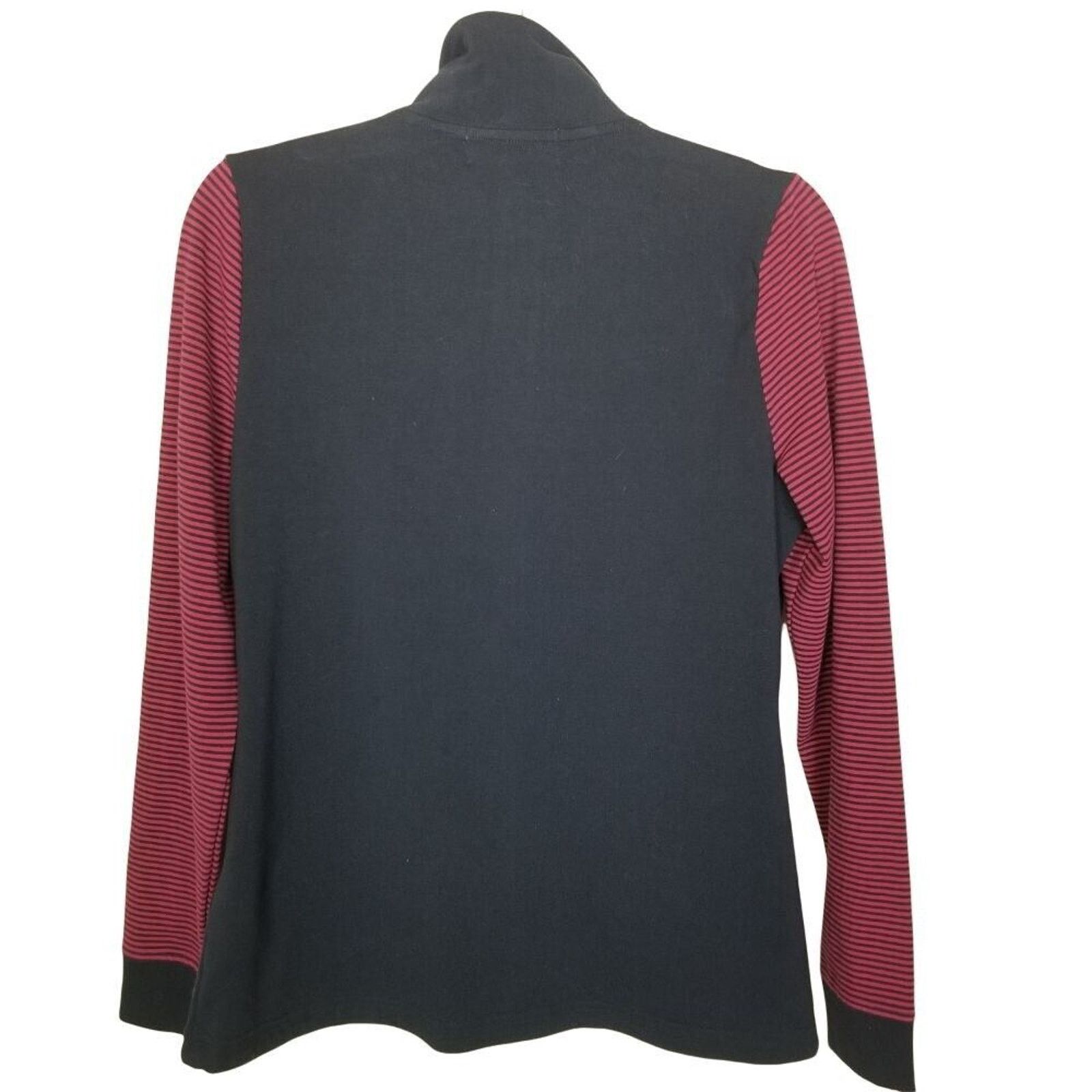 Lauren Ralph Lauren Ralph Lauren Active Womens Striped Full Zip Jacket M Stretch Size M / US 6-8 / IT 42-44 - 7 Thumbnail