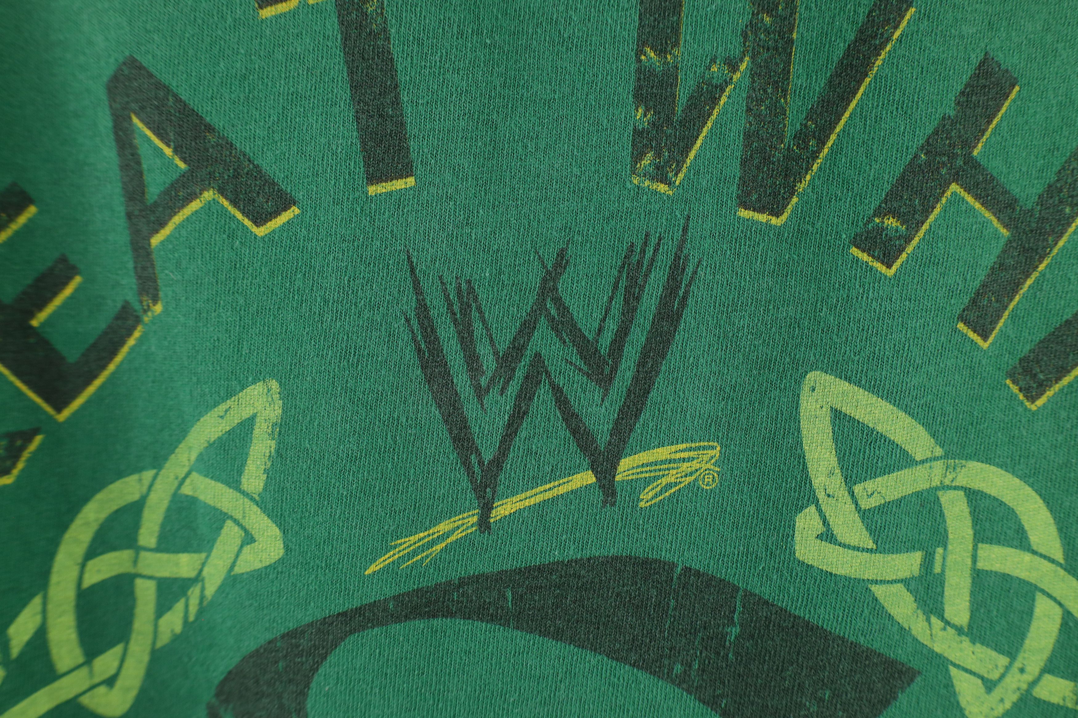 Vintage Vintage WWE White Sheamus Wrestling Short Sleeve T-Shirt Size US L / EU 52-54 / 3 - 5 Thumbnail