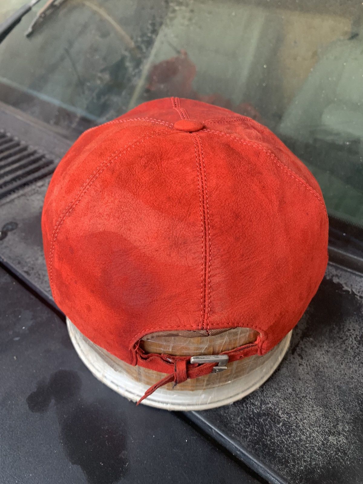Iceberg × Leather × Vintage Vintage iceberg leather hat Size ONE SIZE - 5 Thumbnail