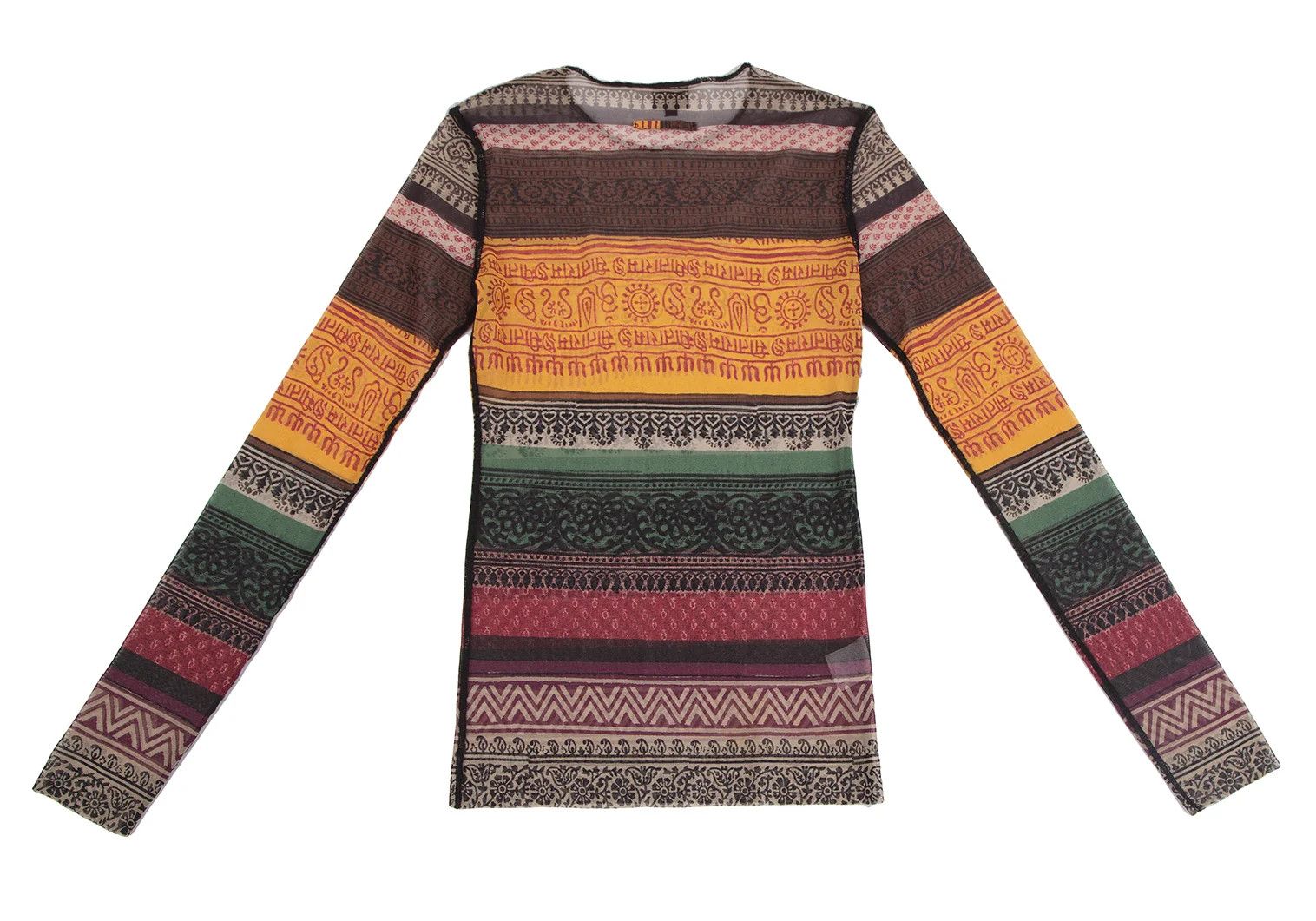 Jean Paul Gaultier Pattern Print Power Net T-Shirt, Multi Color, Size 48 Size US M / EU 48-50 / 2 - 8 Thumbnail