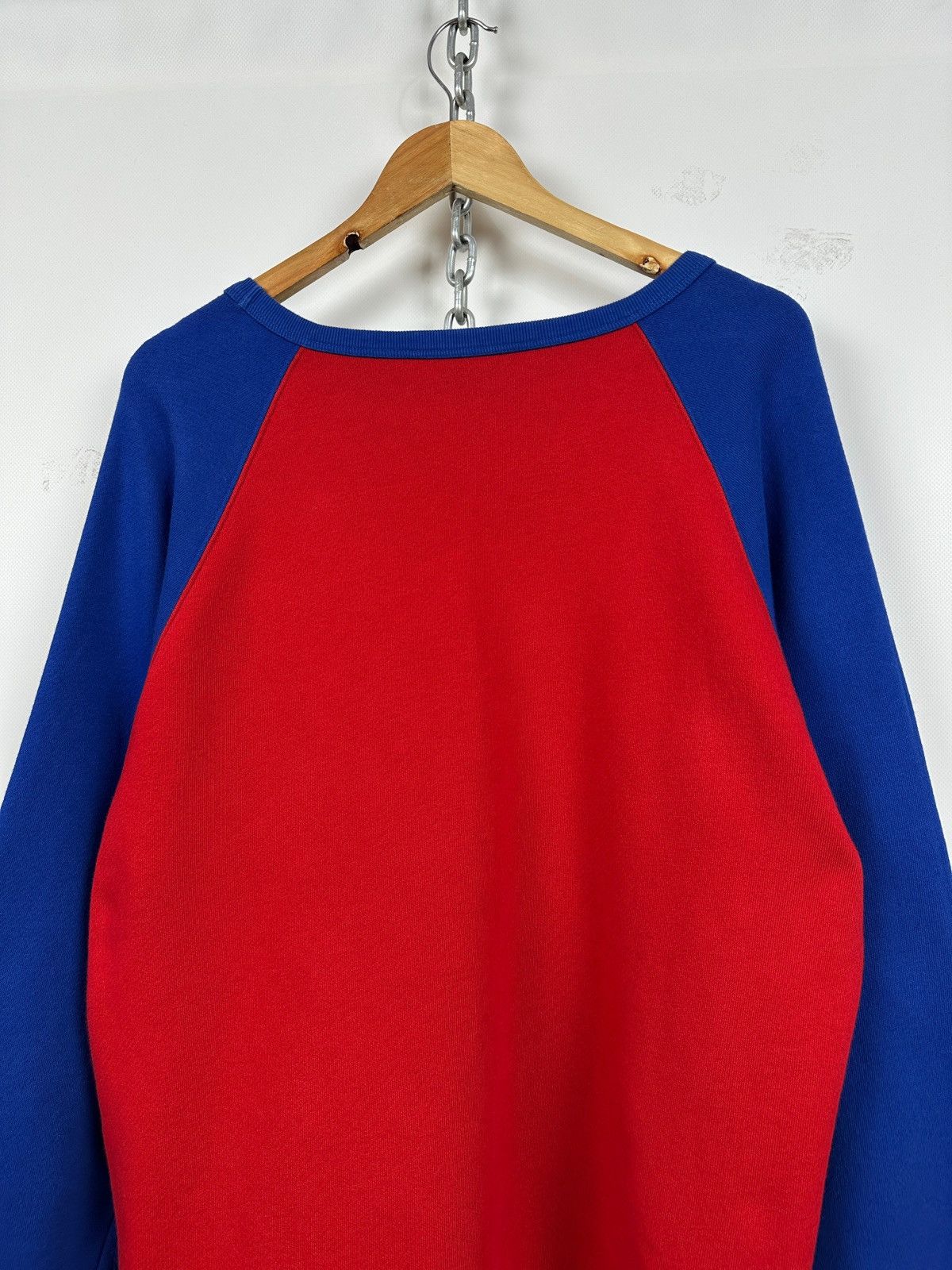 Gucci Gucci Red/Blue Crewneck Sweatshirt Size US L / EU 52-54 / 3 - 12 Thumbnail