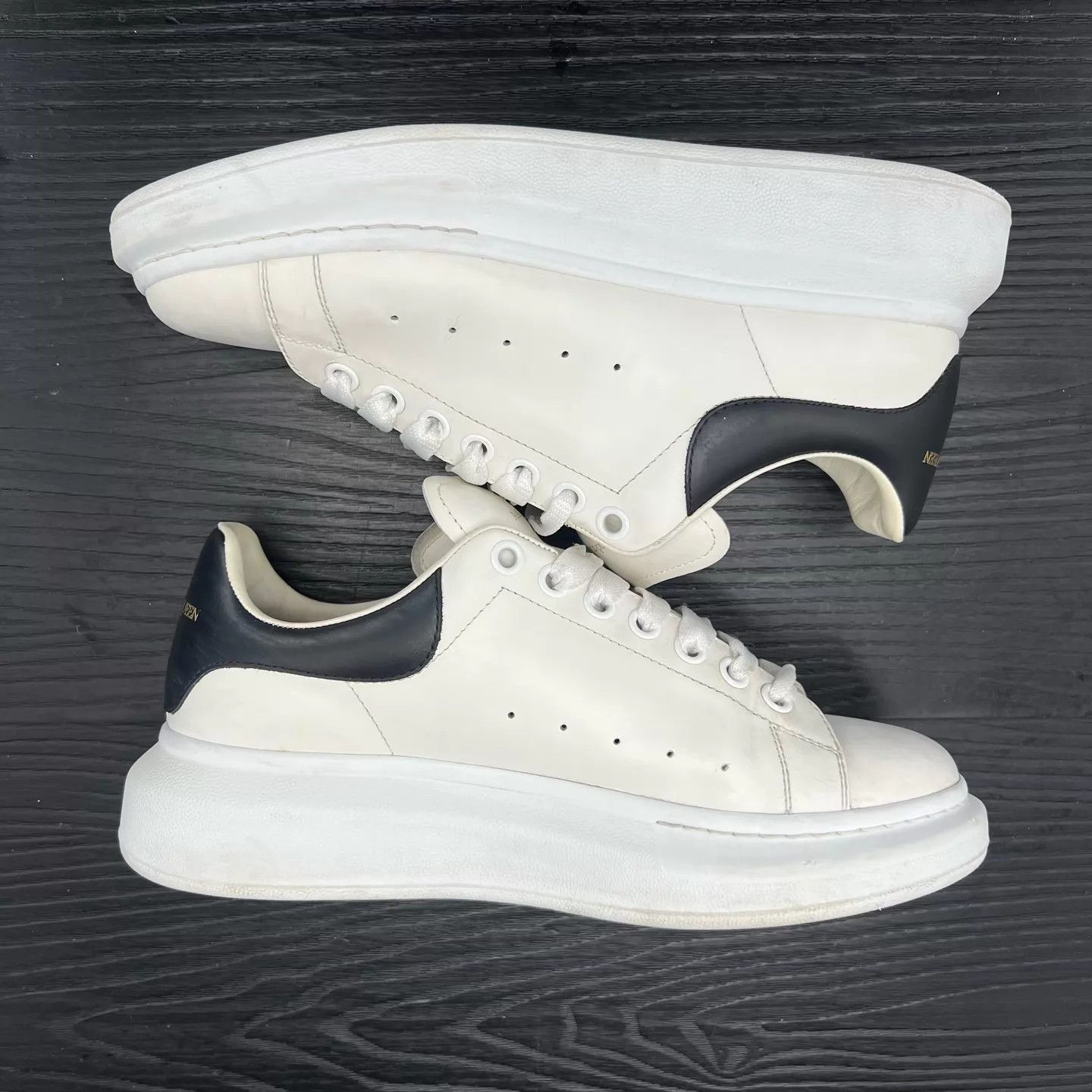 Alexander McQueen McQ Black Toe Smooth Calf 41 Near New Size US 8 / EU 41 - 3 Thumbnail