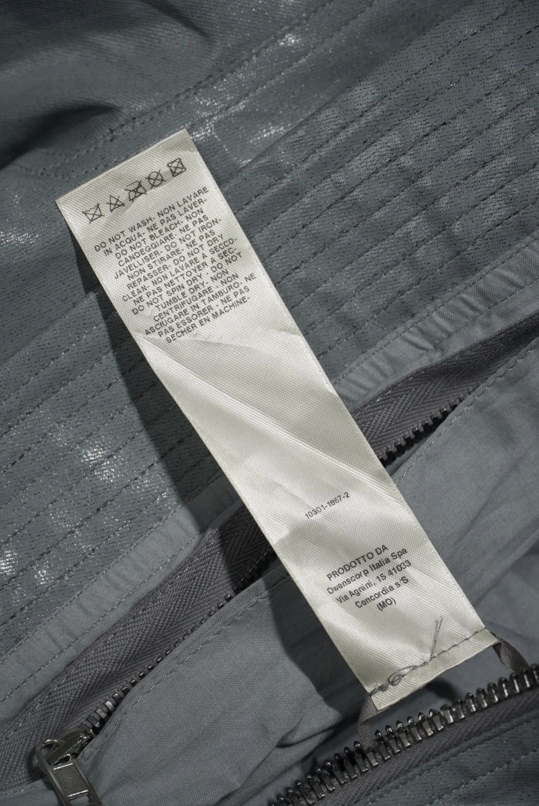 Rick Owens Rick Owens Girders Cropped Bomber Jacket in Silver-Tone Size S / US 4 / IT 40 - 12 Thumbnail