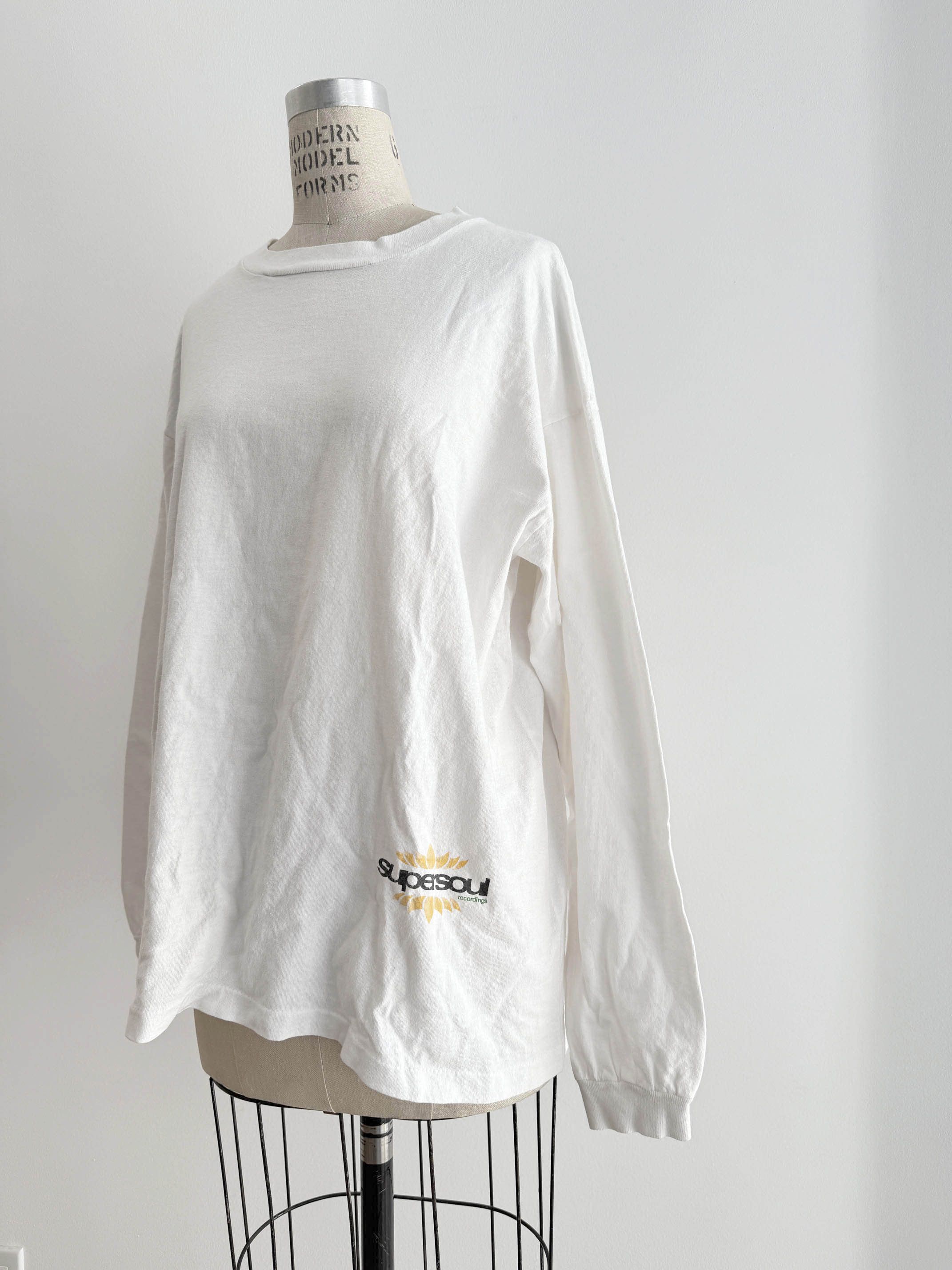 Vintage 90s Vintage Shelter long sleeves T-shirt Size US L / EU 52-54 / 3 - 3 Thumbnail