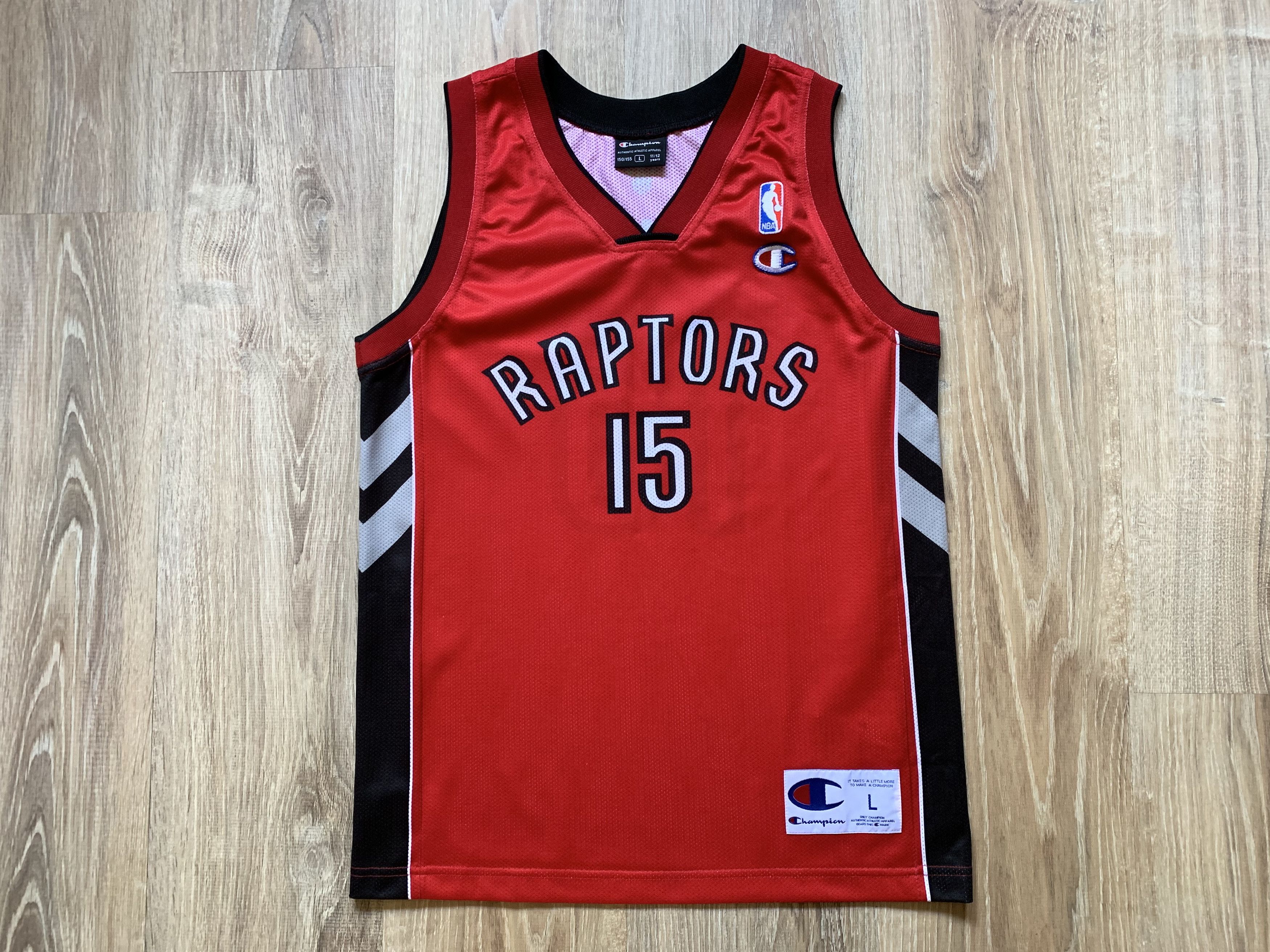 Champion × NBA × Vintage Vintage Champion Kids Toronto Raptors Jorge Garbajosa #15 Size US XXS / EU 40 - 1 Thumbnail