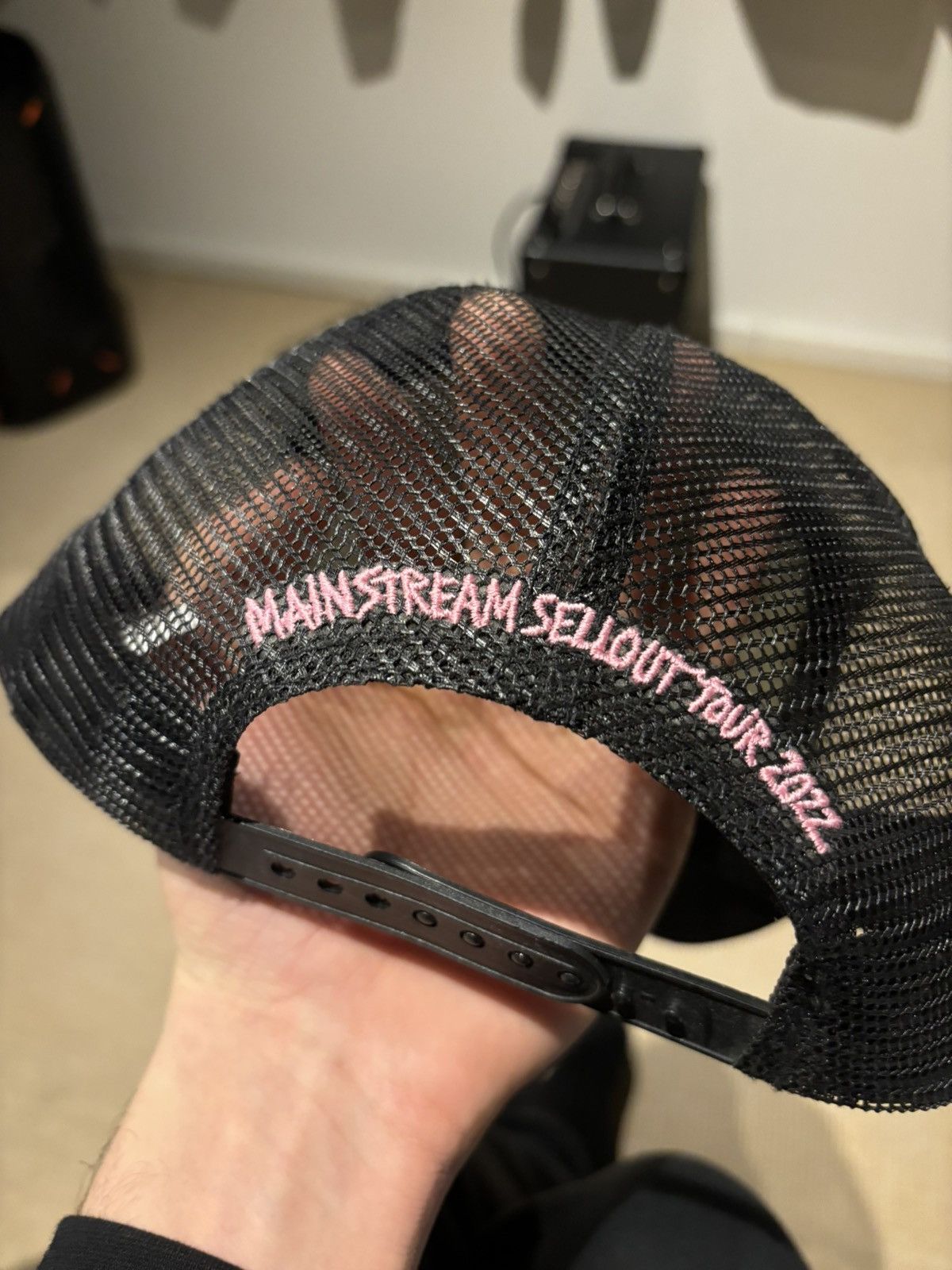 Other Machine gun kelly born with horns trucker hat Size ONE SIZE - 3 Thumbnail