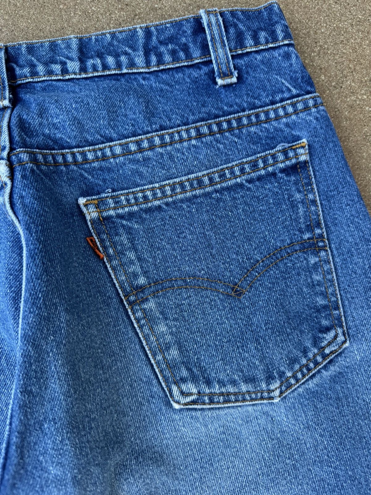 Levi's Vtg 80’s Levi’s 646 Orange Tab Bellbottom Flare Jeans 34x28 Size US 34 / EU 50 - 8 Thumbnail