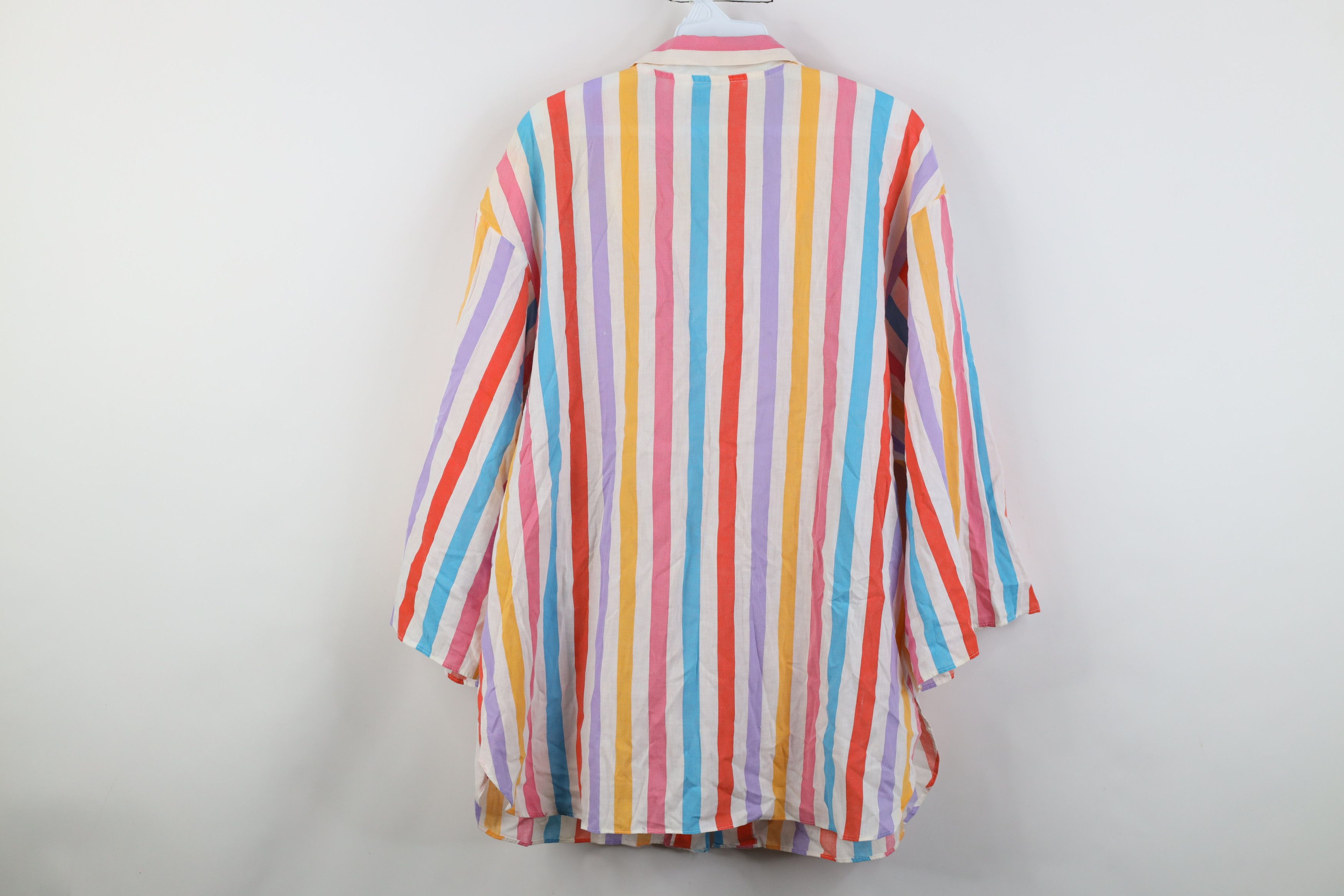 Vintage Vintage 80s 90s Streetwear 3/4 Sleeve Button Shirt USA Size S / US 4 / IT 40 - 13 Thumbnail
