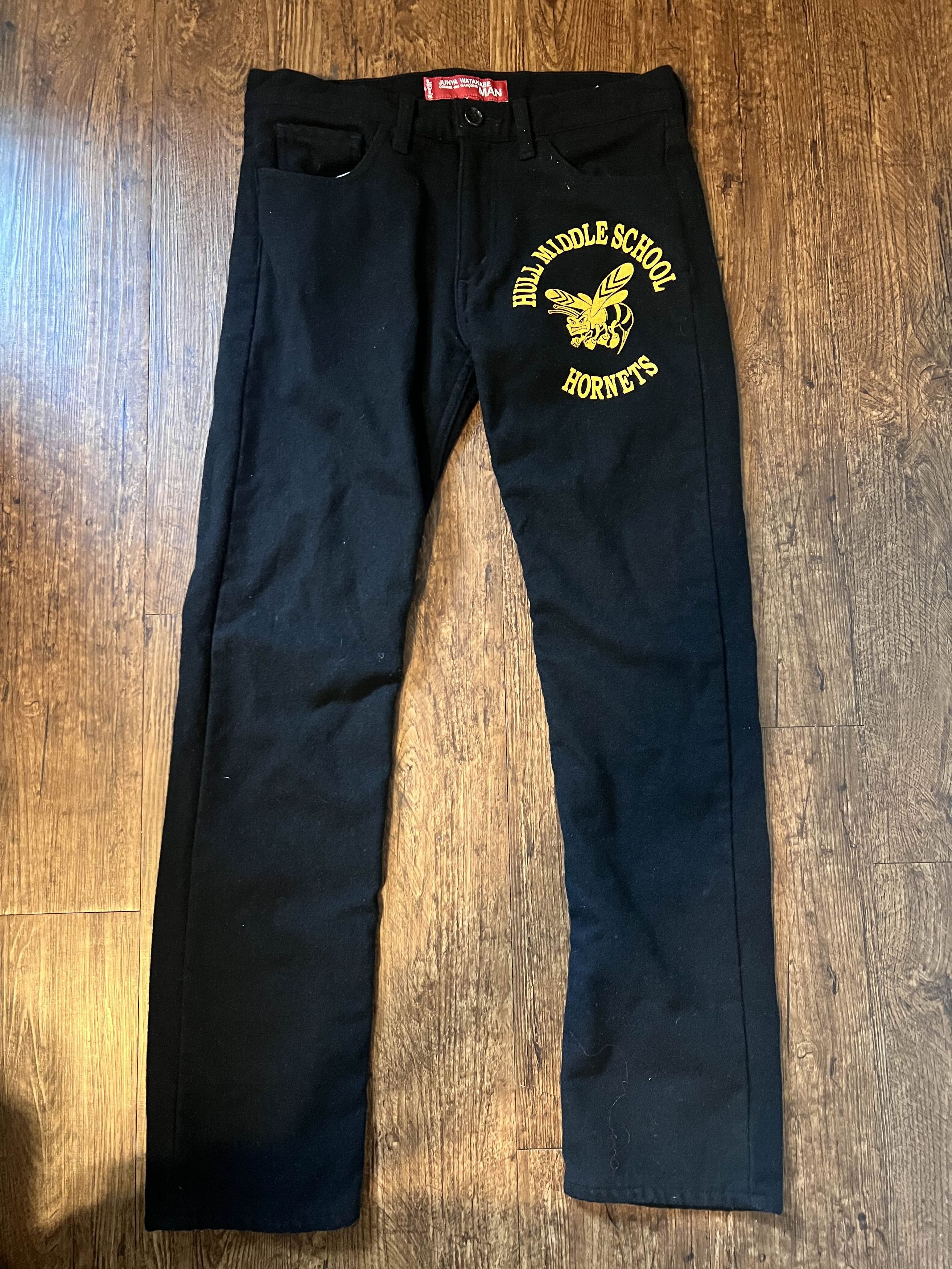 Junya Watanabe Junya Watanabe AD2002 Hull Middle School Hornets Wool Pants Size US 32 / EU 48 - 1 Thumbnail