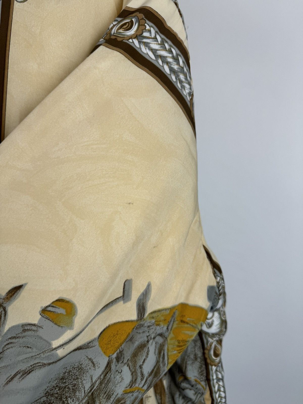 Vintage Vintage Baroque Style Printed Polyester Bomber Jacket Size US M / EU 48-50 / 2 - 4 Thumbnail