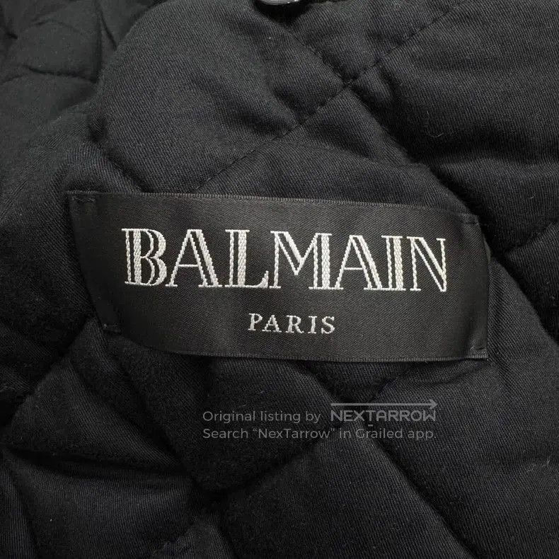 Balmain Balmain Leather Jacket with Hooded Design. Size US S / EU 44-46 / 1 - 4 Thumbnail