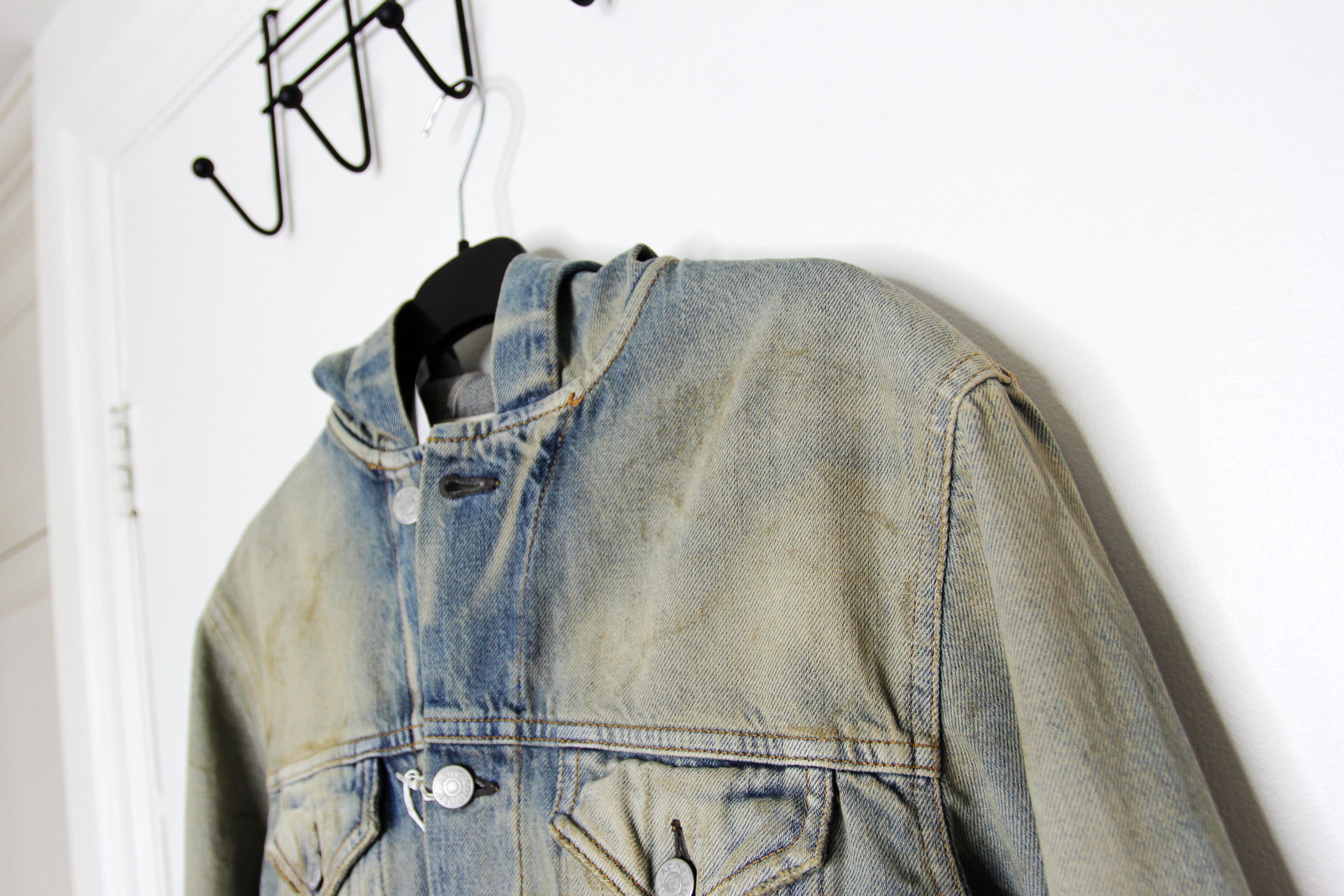 Acne Studios BNWT AW25 ACNE STUDIOS HOODED DENIM JACKET XS Size US XS / EU 42 / 0 - 4 Thumbnail