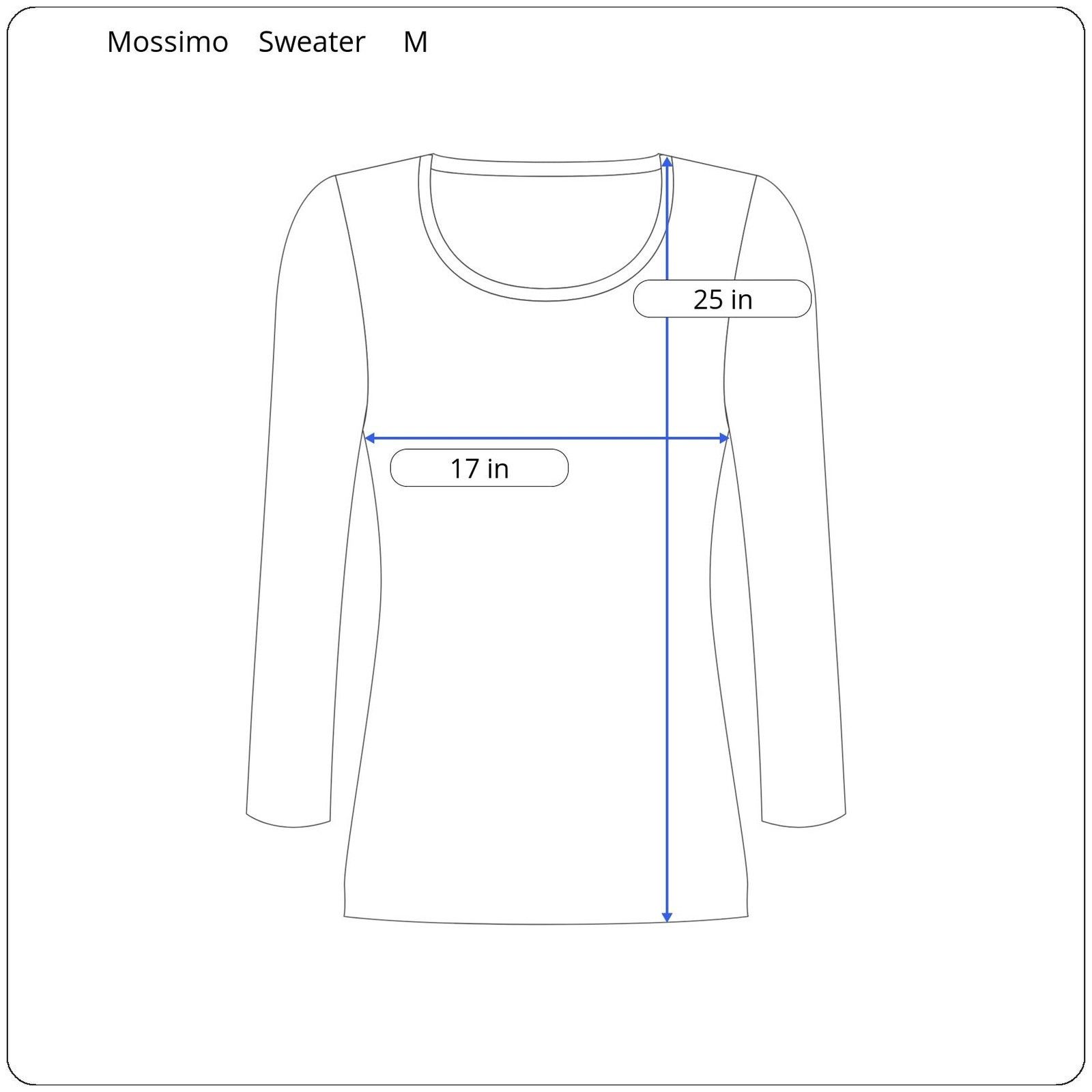 Mossimo Mossimo Long Sleeve Sweater Women's Size Medium Size M / US 6-8 / IT 42-44 - 5 Thumbnail