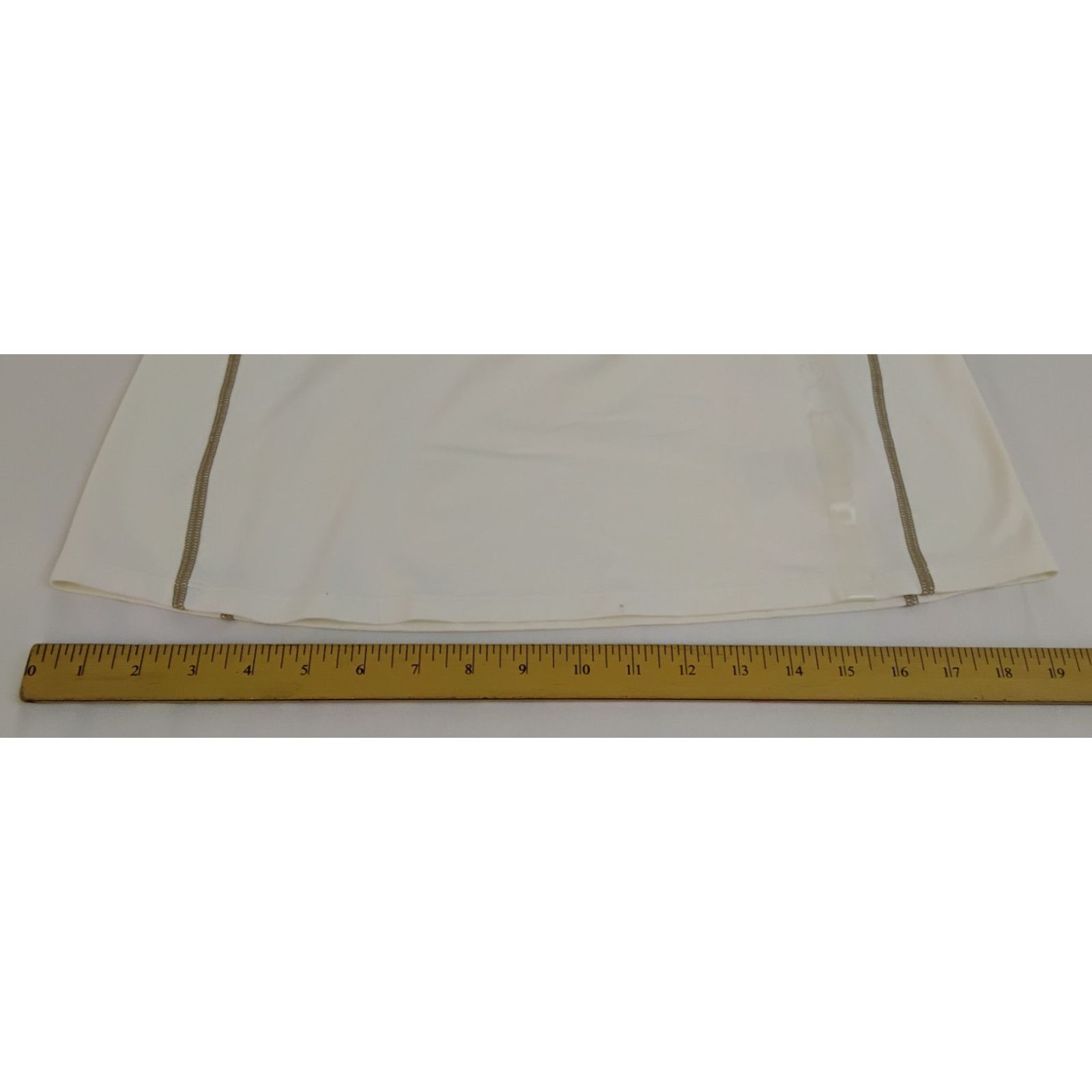 Bogner Bogner 1/4 Zip Base Layer Women's L White w/ Gold Stripe Size L / US 10 / IT 46 - 15 Thumbnail