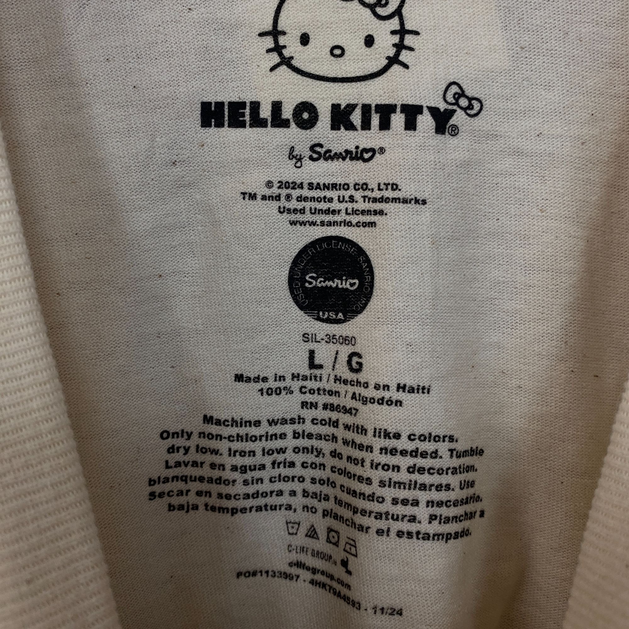 Other Sanrio Hello Kitty Outdoors Cute Graphic T-Shirt Large Size US L / EU 52-54 / 3 - 4 Thumbnail