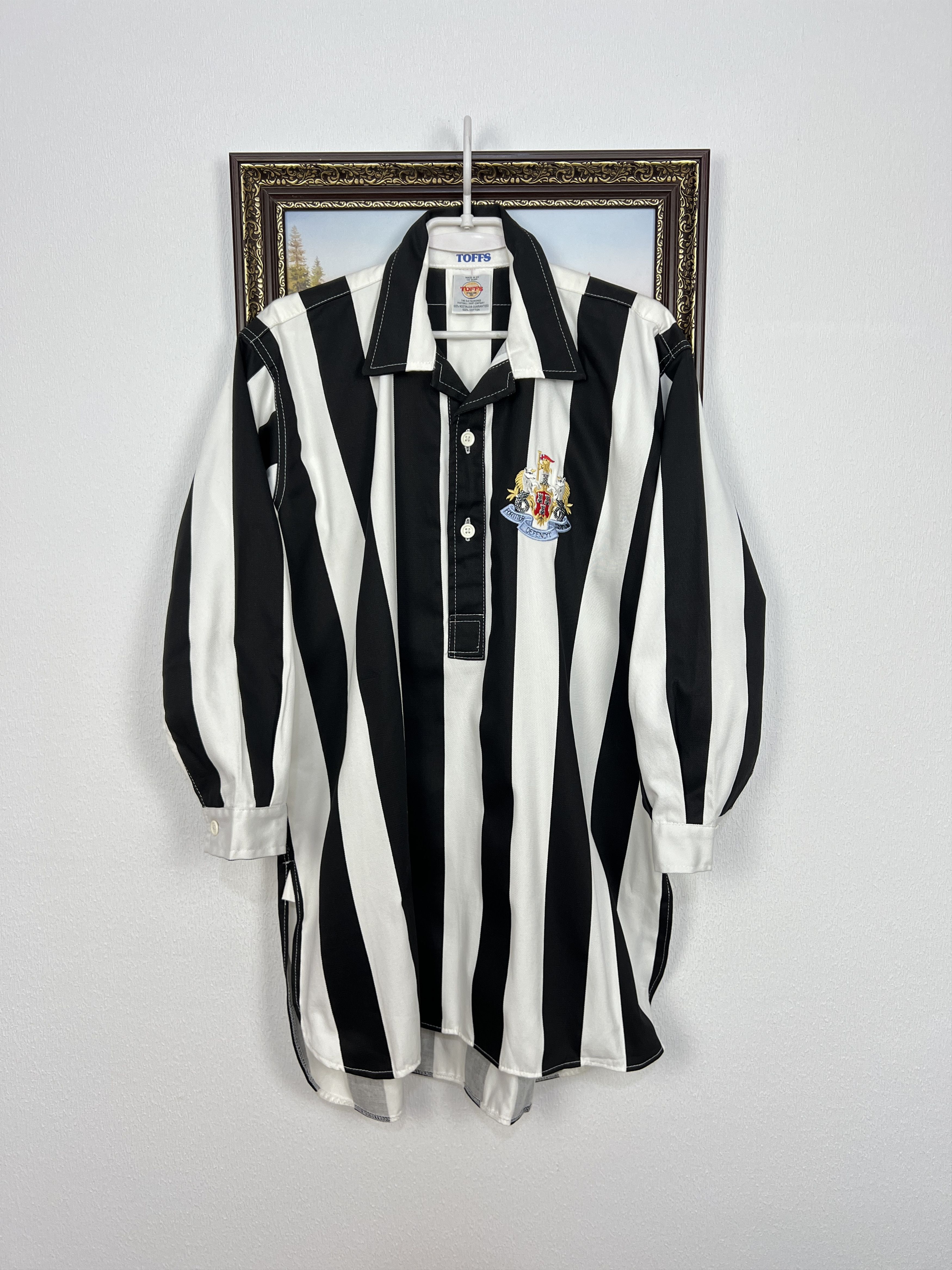 Vintage Toffs Newcastle United 1958 Football Retro Shirt, image size:3500x4667