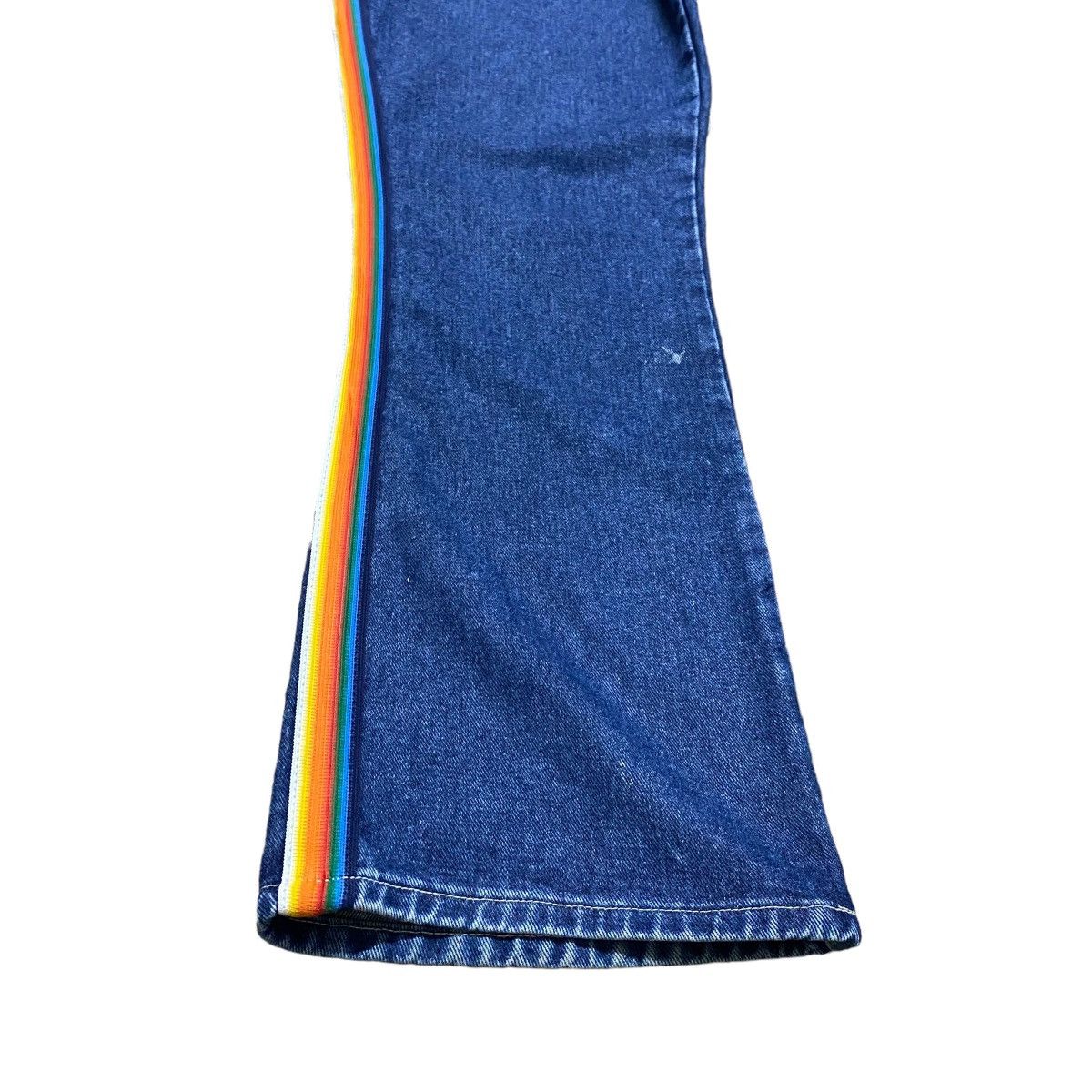 JNCO Vintage 90s No Excuses Flare Leg Denim Jeans Girl Gear Size 29" - 7 Thumbnail