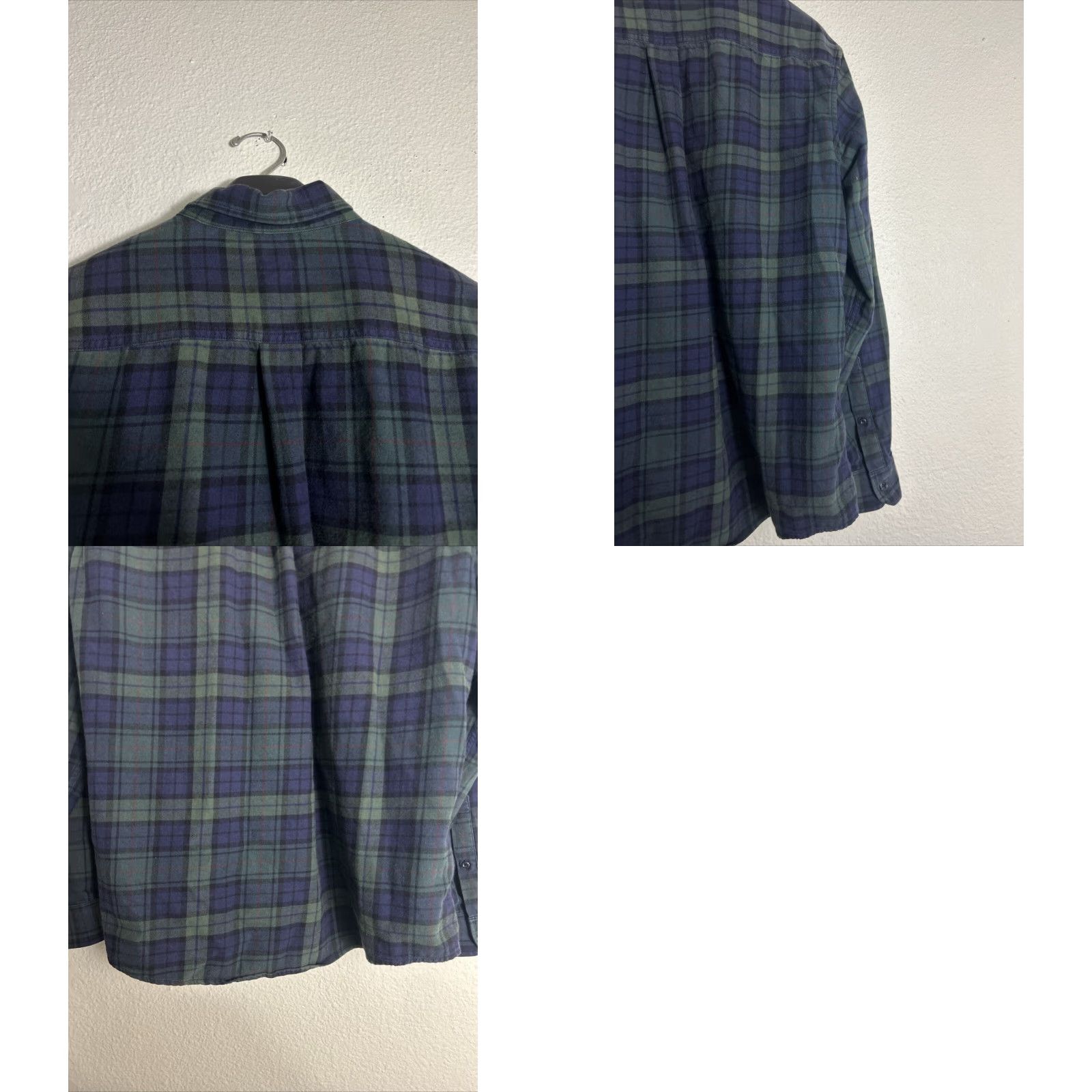 Eddie Bauer Eddie Bauer Mens Large Classic Fit Plaid Blue Button-Up Shirt Size US L / EU 52-54 / 3 - 9 Thumbnail