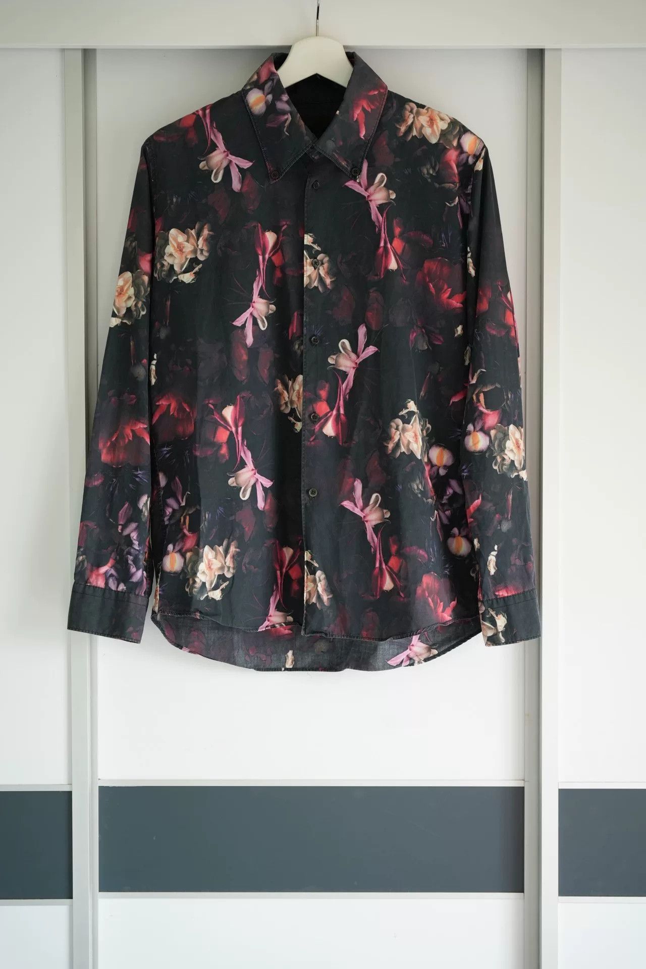 Lad Musician floral print long sleeve shirt by lad musician Size US L / EU 52-54 / 3 - 1 Thumbnail