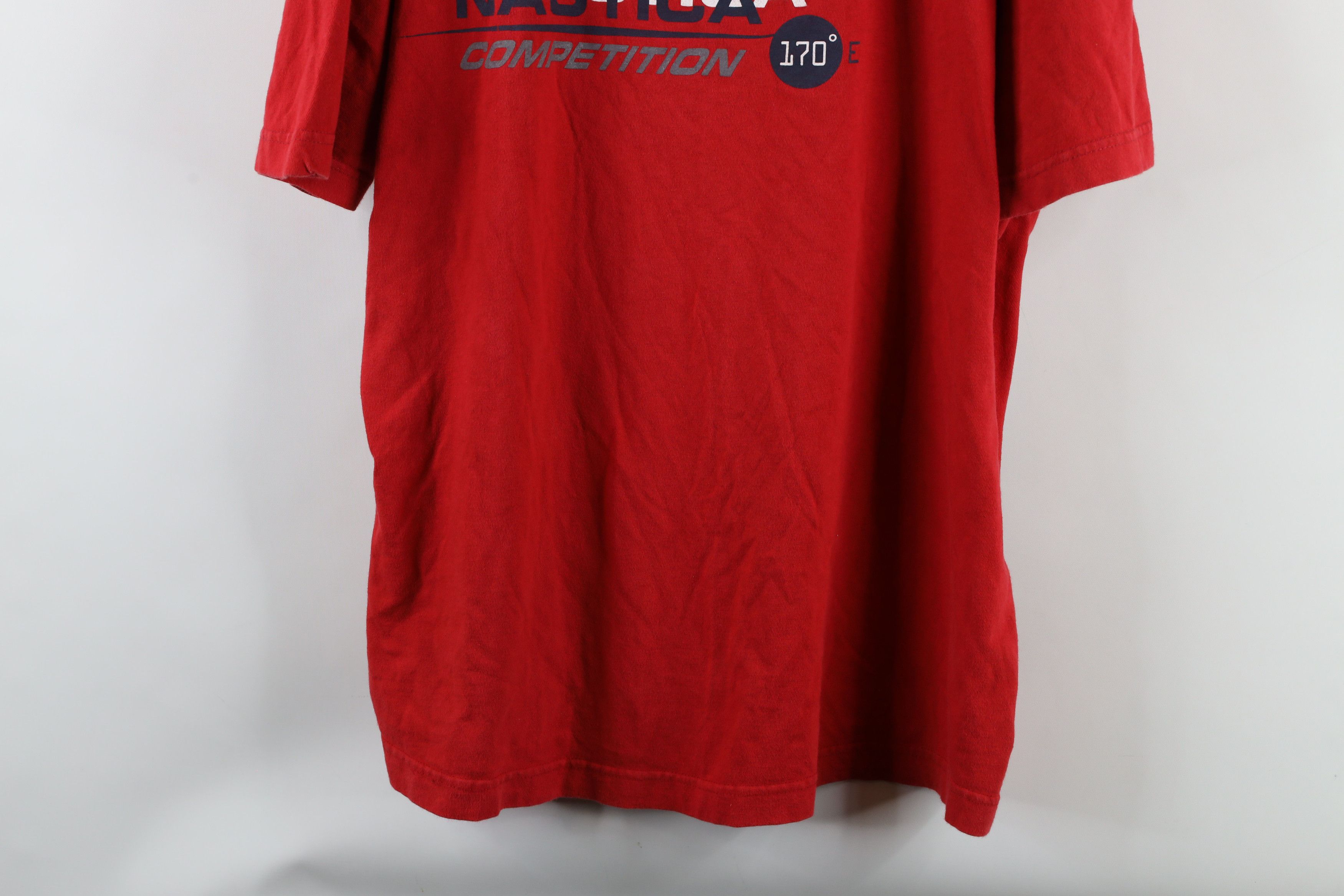 Nautica × Vintage Vintage 90s Nautica Competition Out Short Sleeve T-Shirt USA Size US XL / EU 56 / 4 - 3 Thumbnail