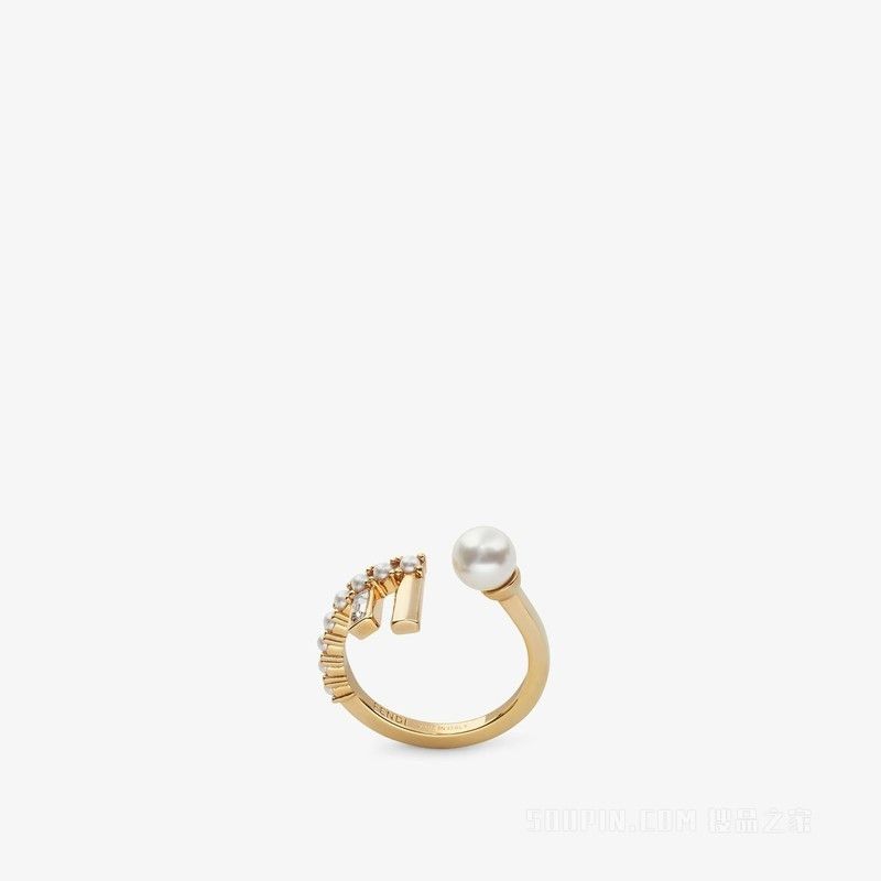 Fendi o1loc1c0824 Size: OS / Rings in Golden Size ONE SIZE - 1 Preview