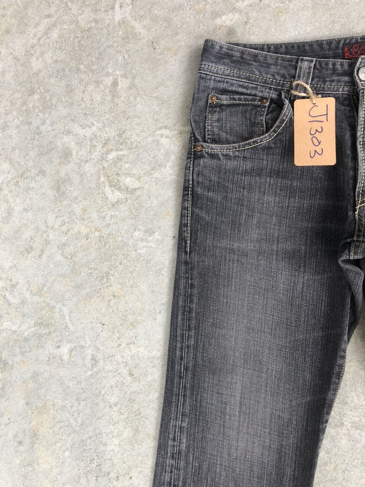 If Six Was Nine Japanese Johnbull Flared Jeans Distressed Denim Size US 32 / EU 48 - 4 Thumbnail