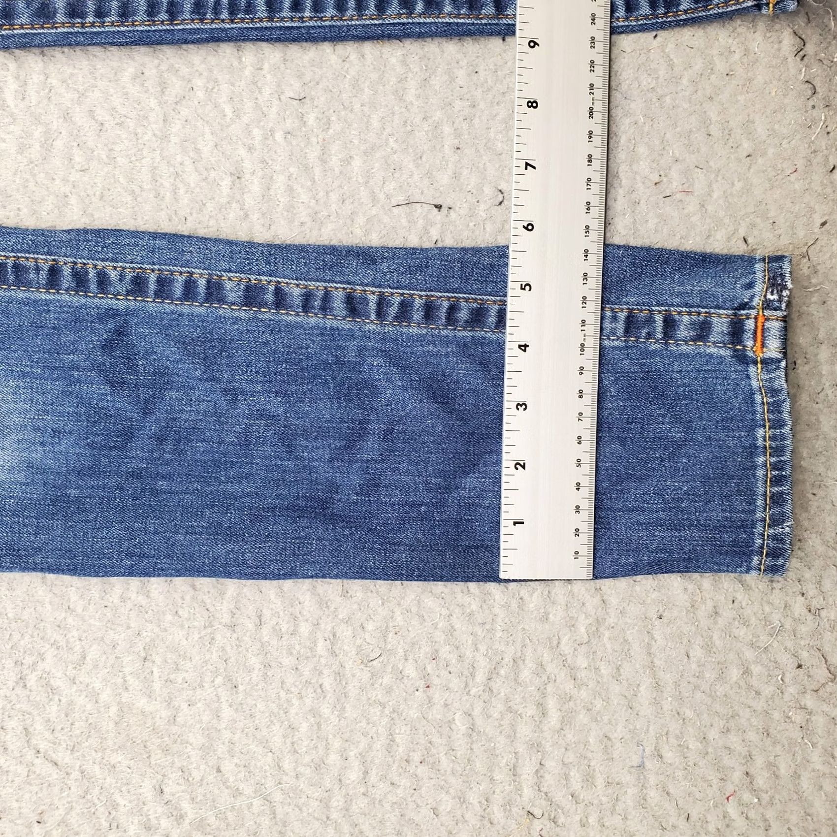 True Religion True Religion Skinny Jeans Women 26 Blue Denim Stretch Boho Whiskered Distressed Size 26" / US 2 / IT 38 - 5 Thumbnail