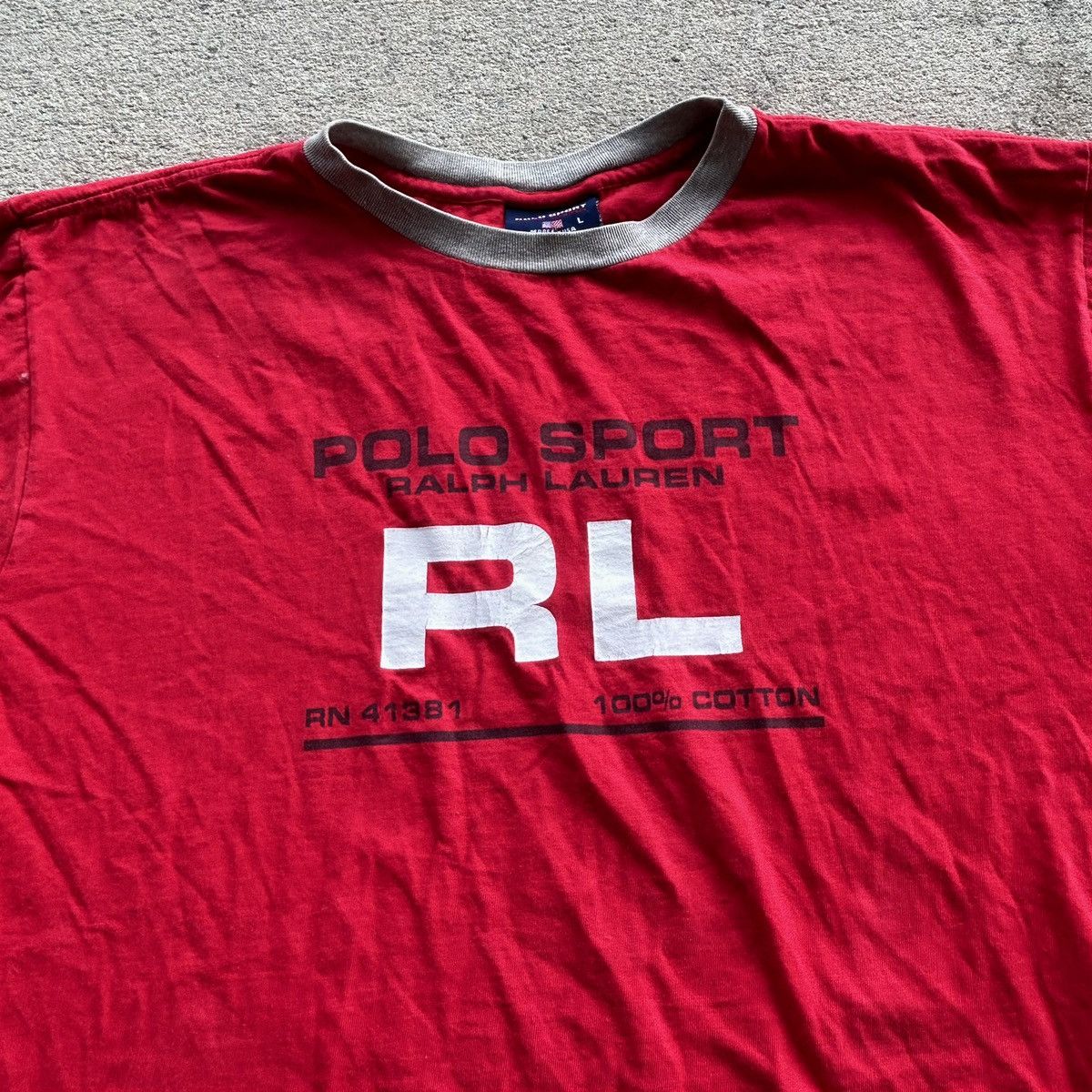 Lo Life × Polo Ralph Lauren × Vintage 90s polo sport, long sleeve graphic spell out T-shirt Size US L / EU 52-54 / 3 - 2 Thumbnail