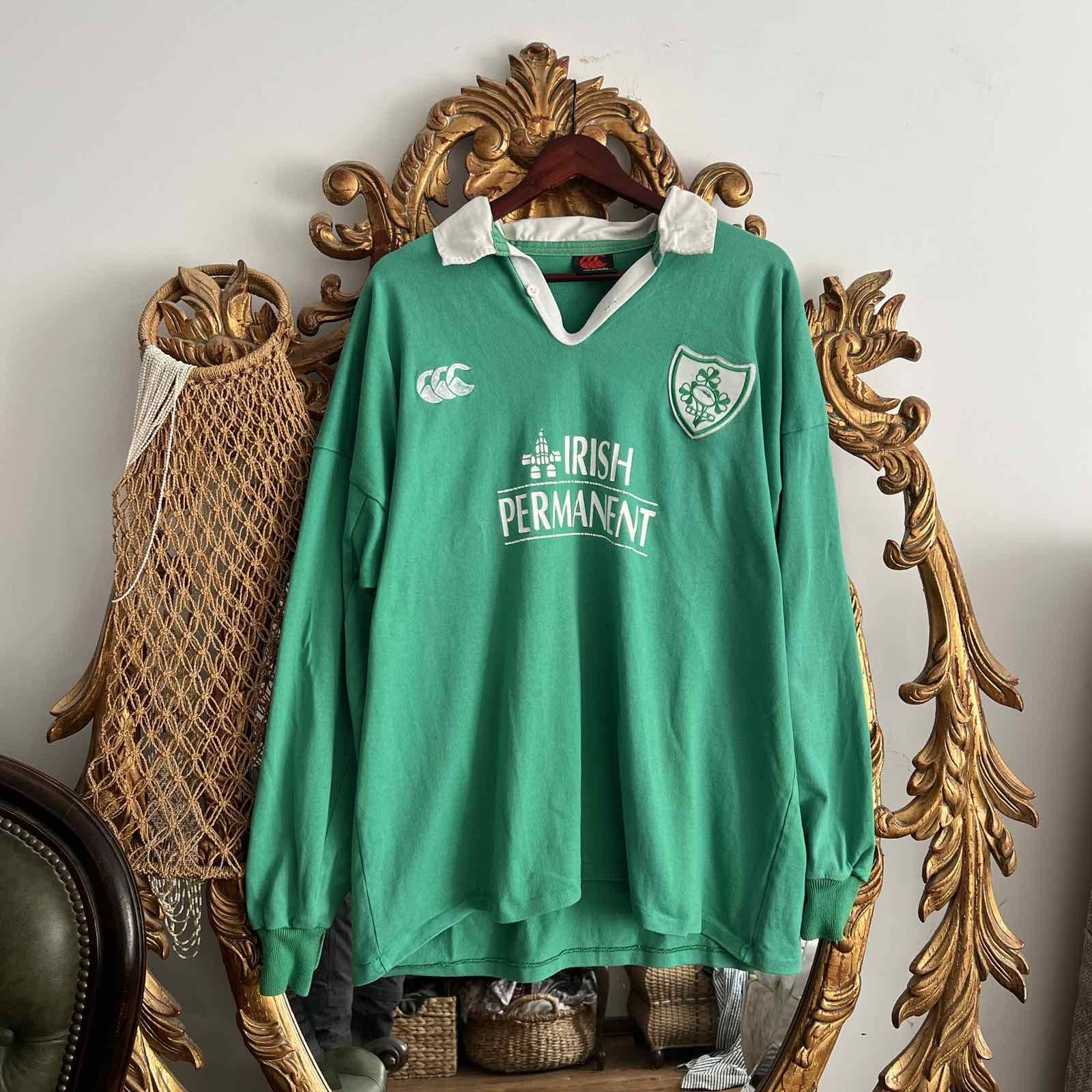 Vintage Vintage Canterbury Ireland rugby long sleeve jersey Size US XL / EU 56 / 4 - 1 Thumbnail