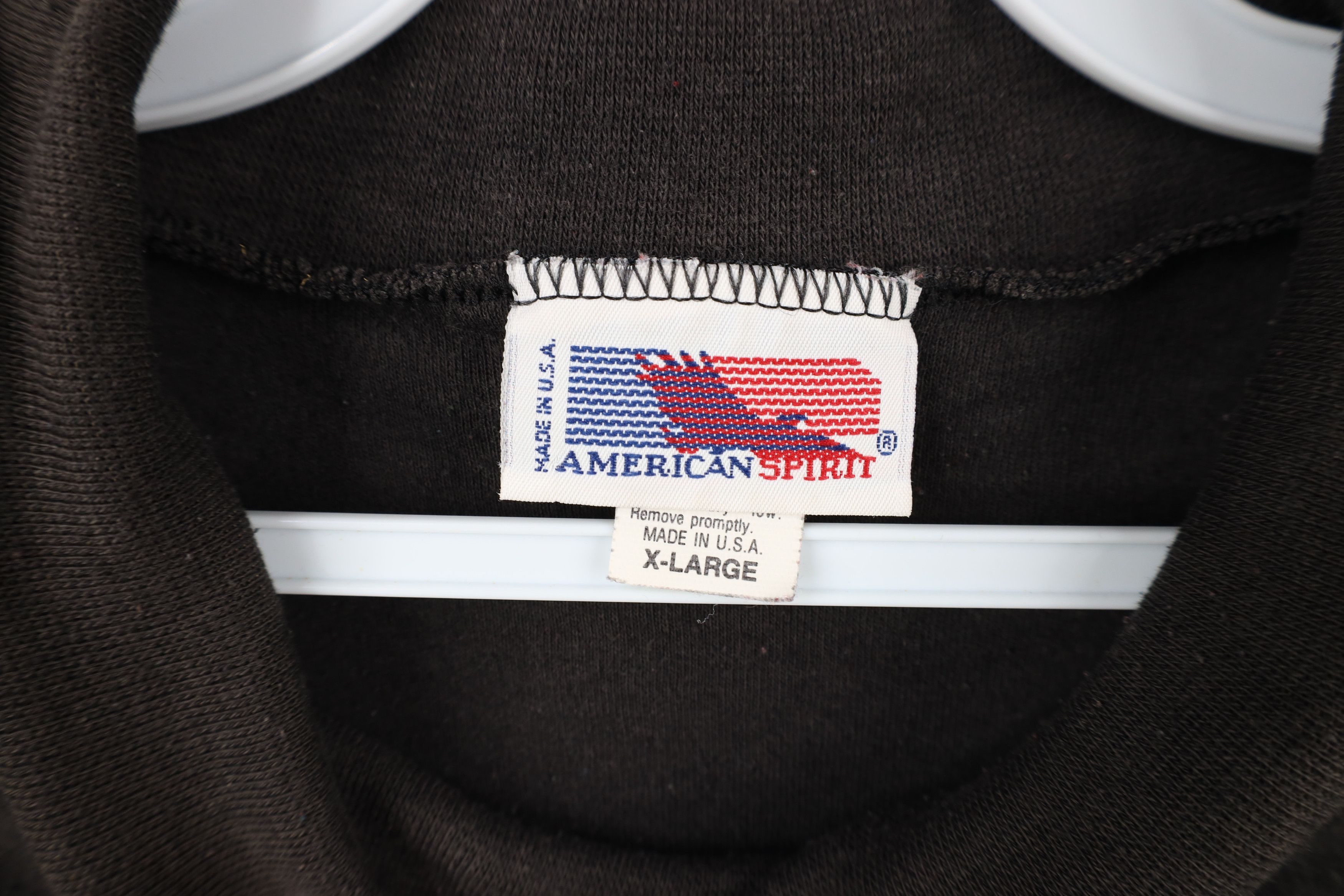 Vintage Vintage 90s Streetwear Blank Turtleneck T-Shirt Black USA Size US XL / EU 56 / 4 - 4 Thumbnail