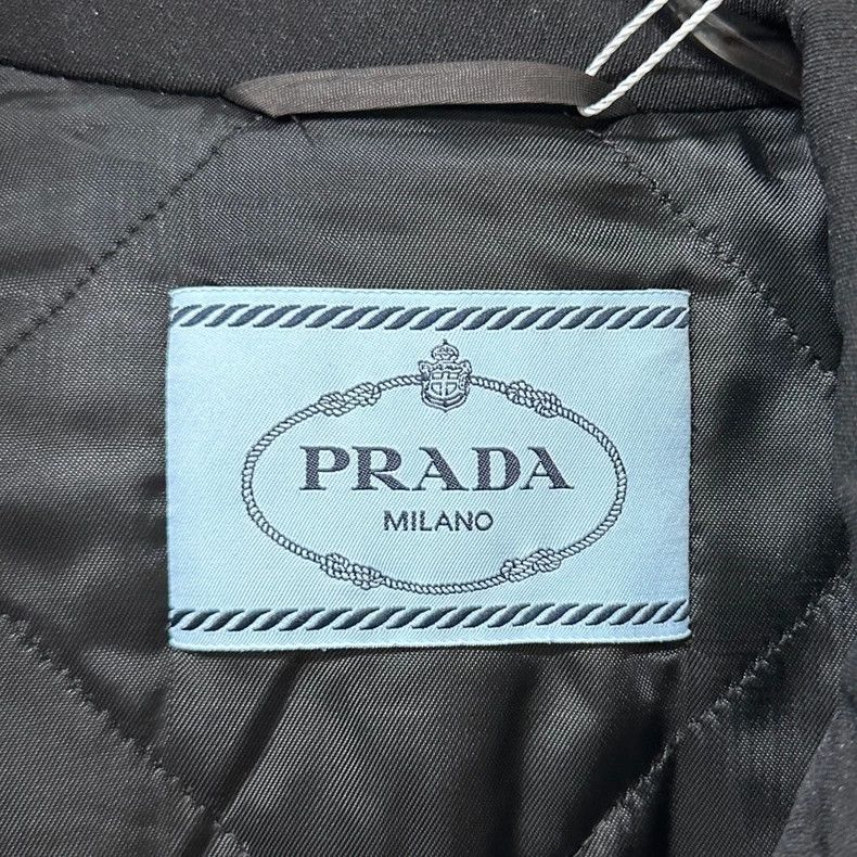 Prada Prada Black short zipper cotton jacket 2504-Nextarrow Size XS / US 0-2 / IT 36-38 - 4 Thumbnail