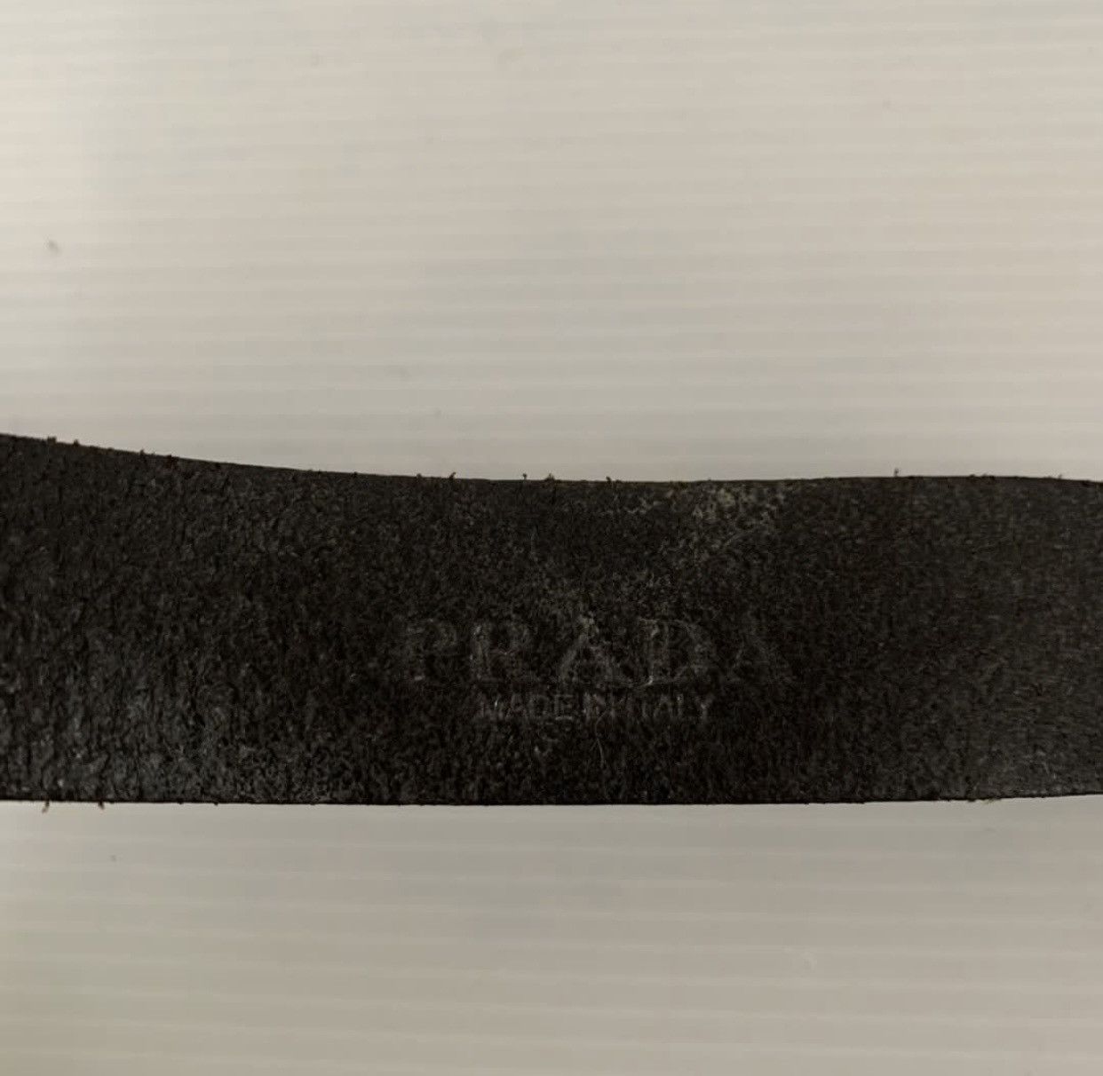 Prada Prada Leather Black Belt Size ONE SIZE - 9 Thumbnail