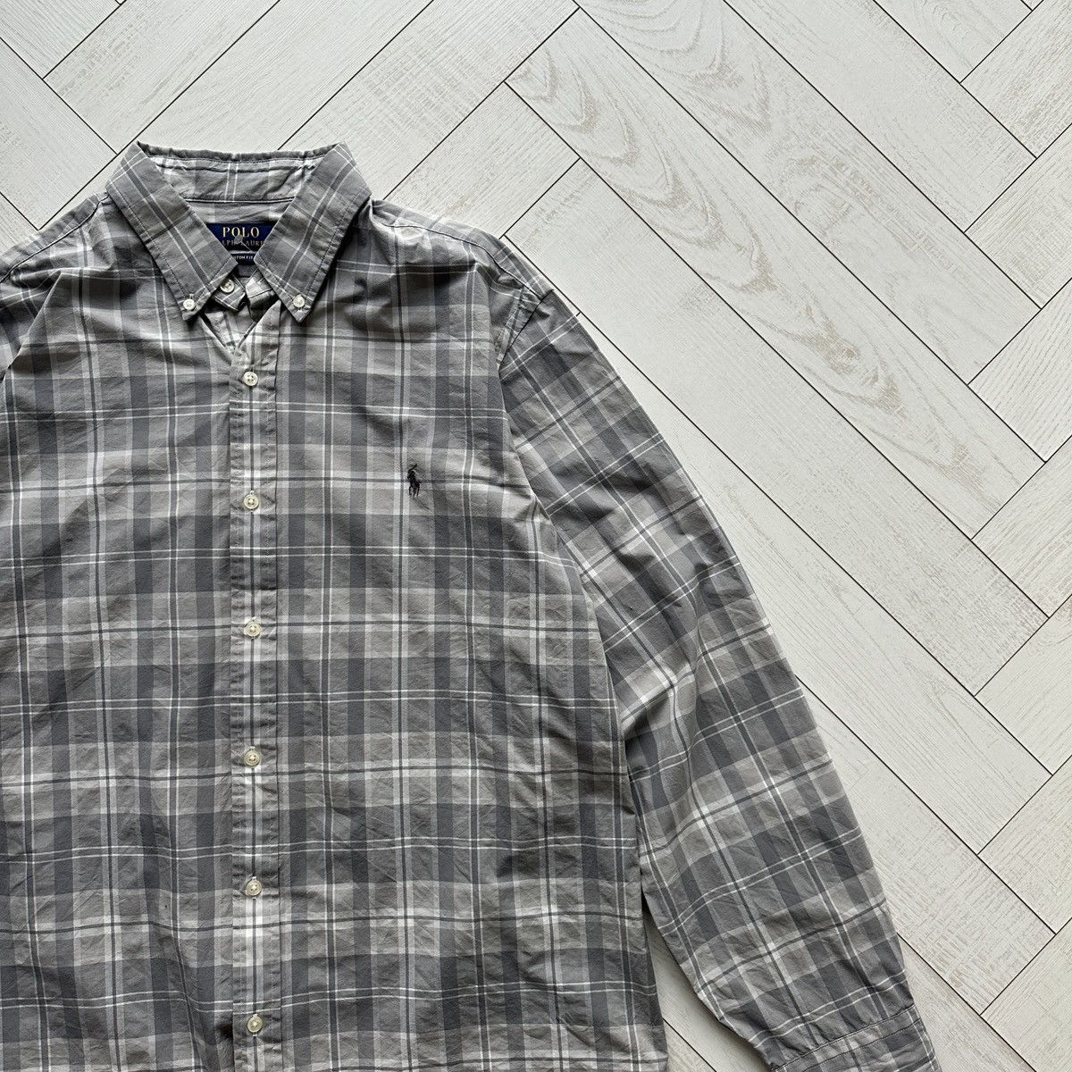 Polo Ralph Lauren Polo Ralph Lauren striped Custom Fit basic button shirt y2k Size US XL / EU 56 / 4 - 2 Thumbnail