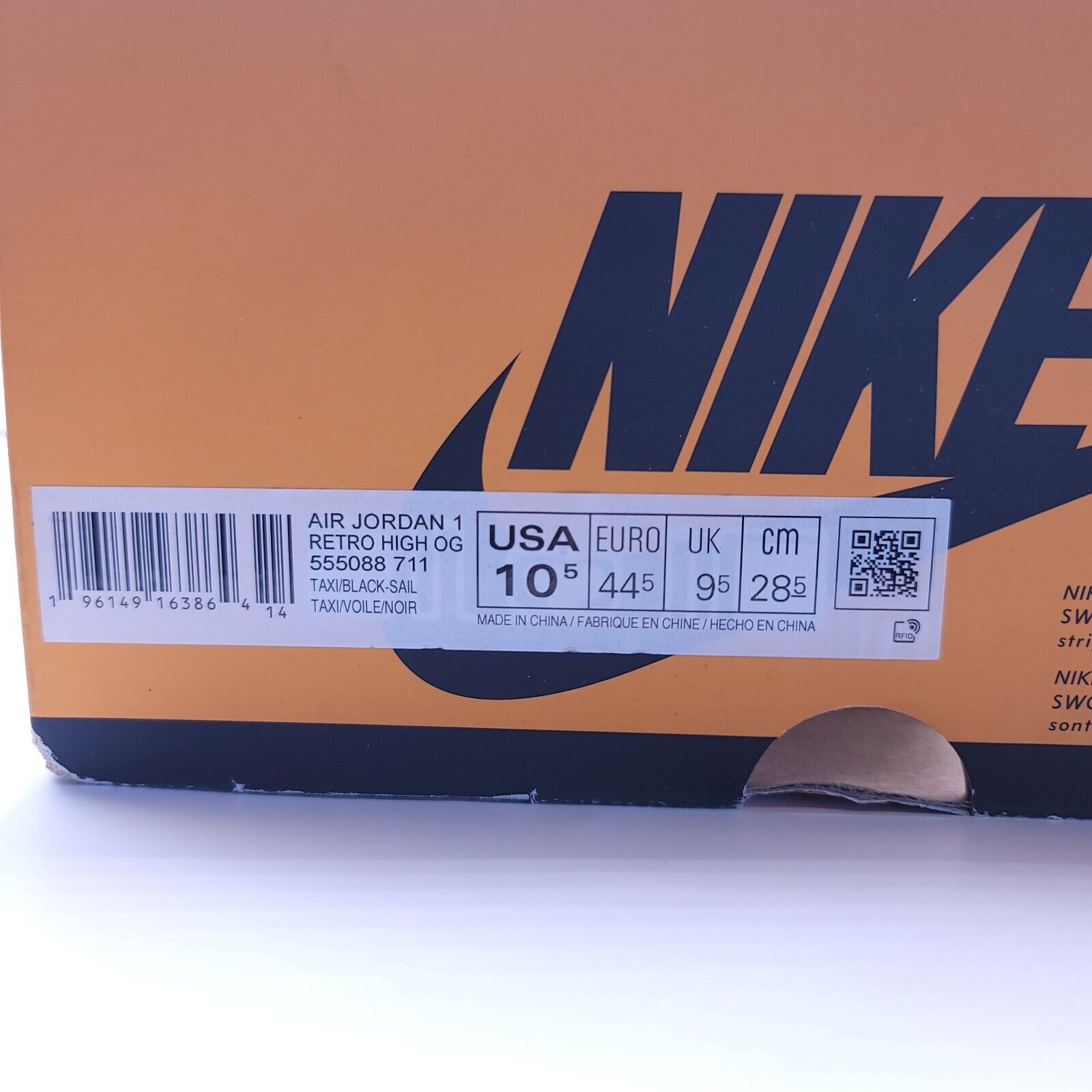 Nike Nike Air Jordan 1 Retro High Shoe Mens Size 10.5 555088-711 Size US 10.5 / EU 43-44 - 10 Thumbnail