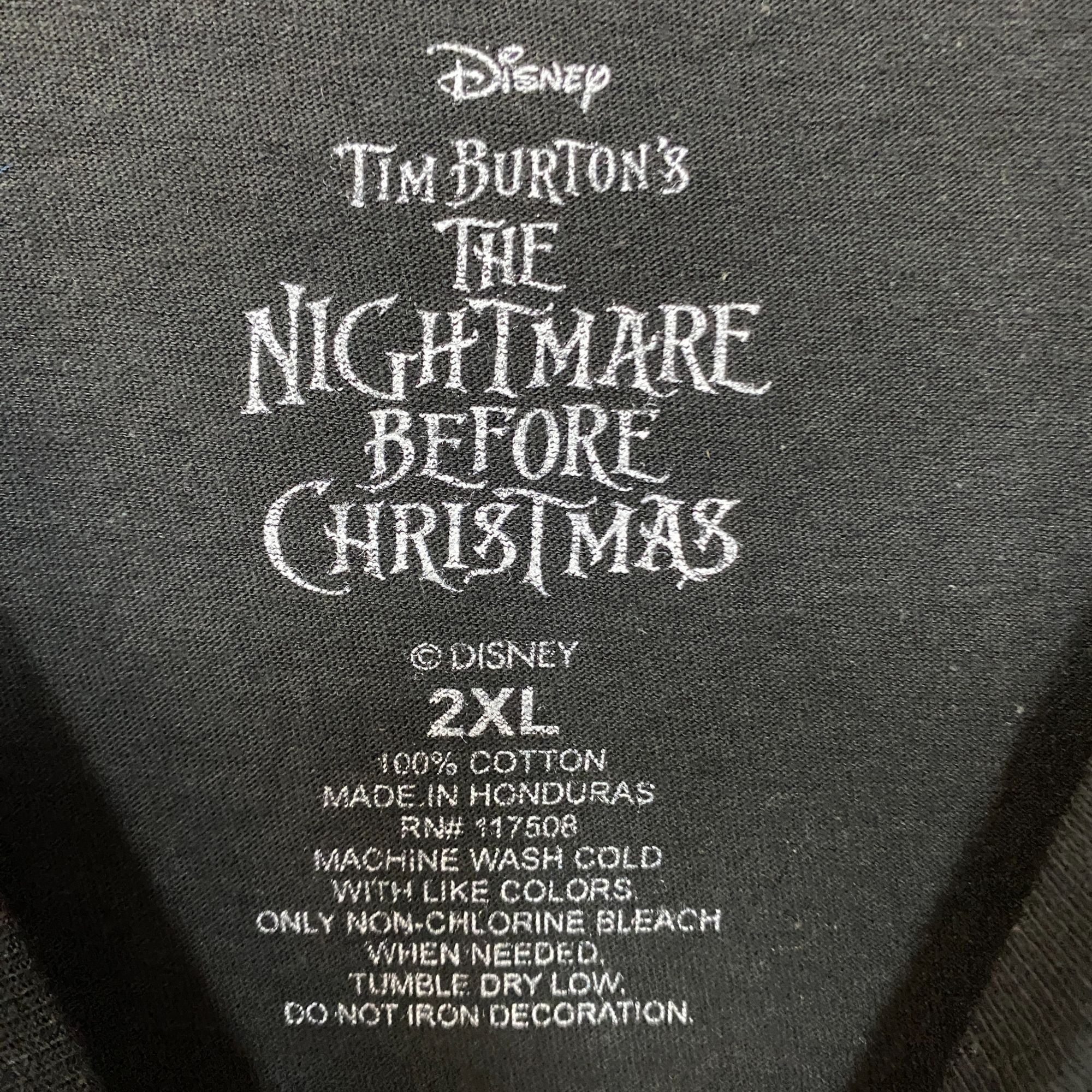 Disney The Nightmare Before Christmas Jack Skellington T-Shirt 2XL Size US XXL / EU 58 / 5 - 4 Thumbnail