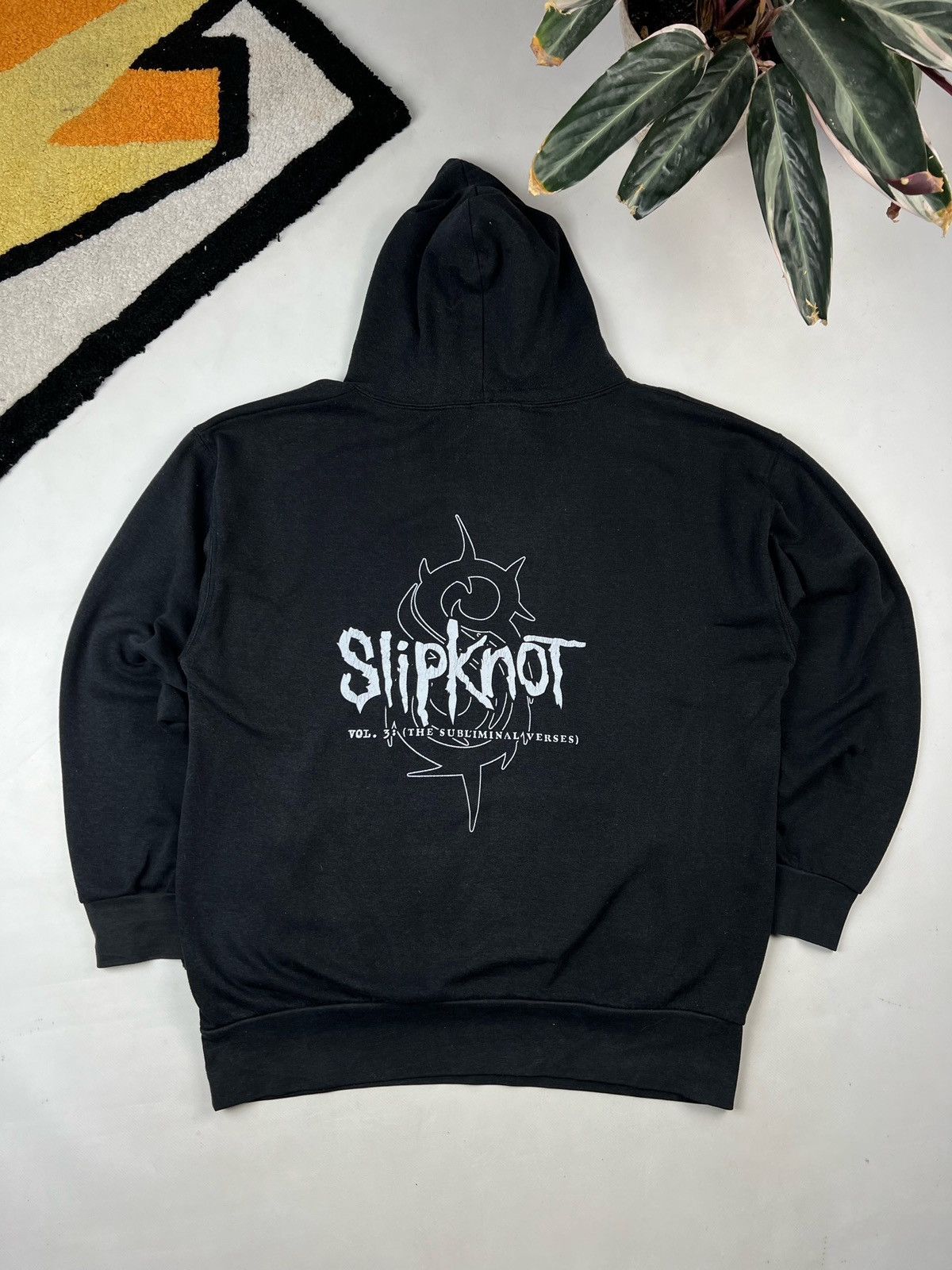 Band Tees × Slipknot × Vintage Slipknot Vintage Rock Metal Band Hoodie Rare Print Hype Size US M / EU 48-50 / 2 - 2 Thumbnail