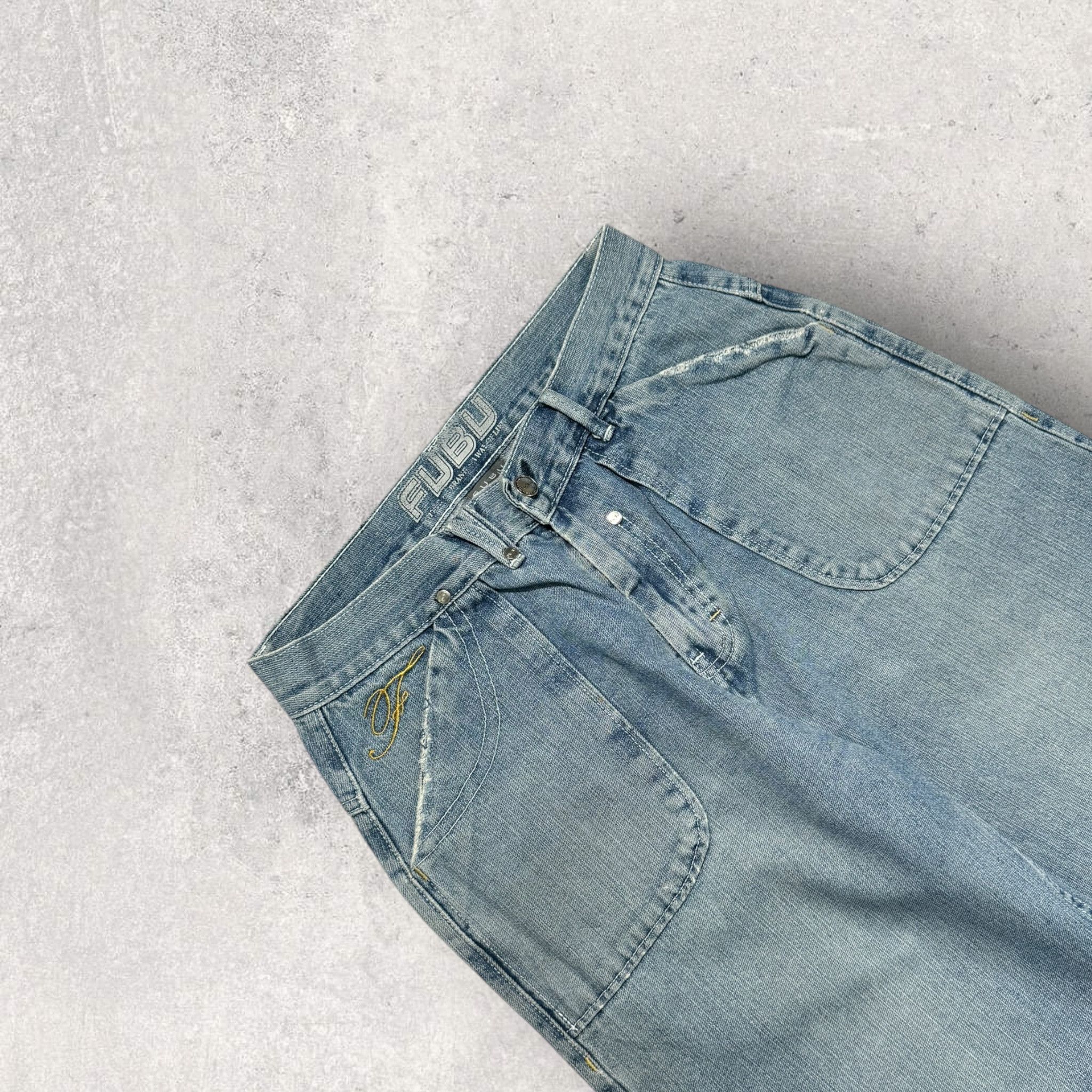Fubu × Vintage Vintage FUBU The Collection Jeans Wide Leg Baggy Fit 30 Size US 30 / EU 46 - 4 Thumbnail