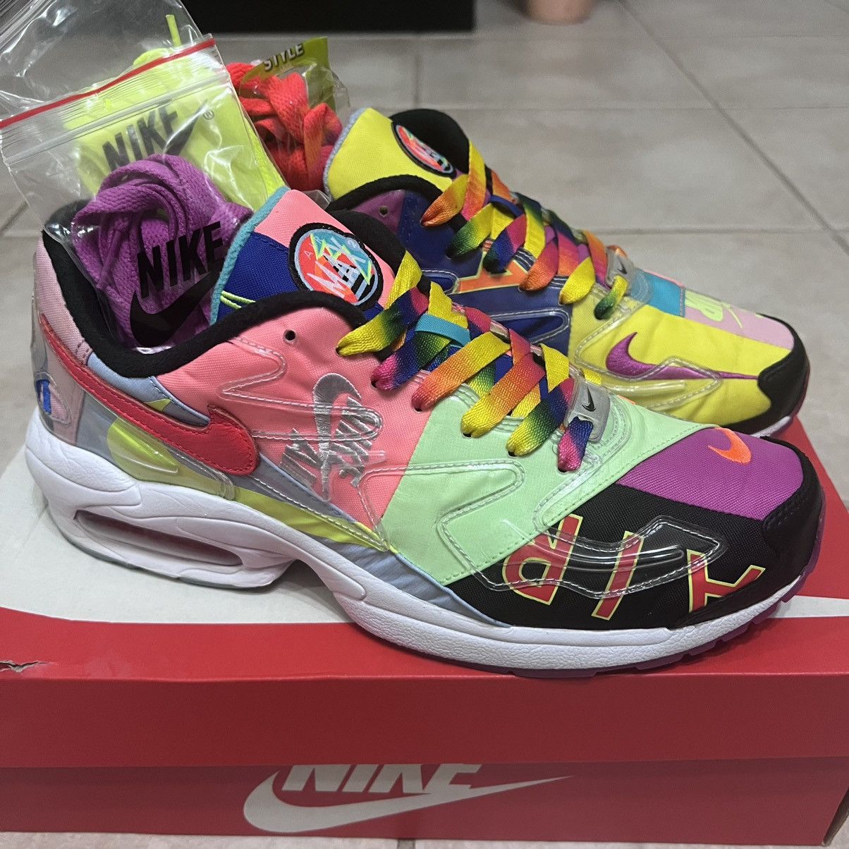 Nike × atmos Size 9.5 - Atmos x Nike Air Max 2 Light QS Logos BV7406001 Size US 9.5 / EU 42-43 - 1 Thumbnail
