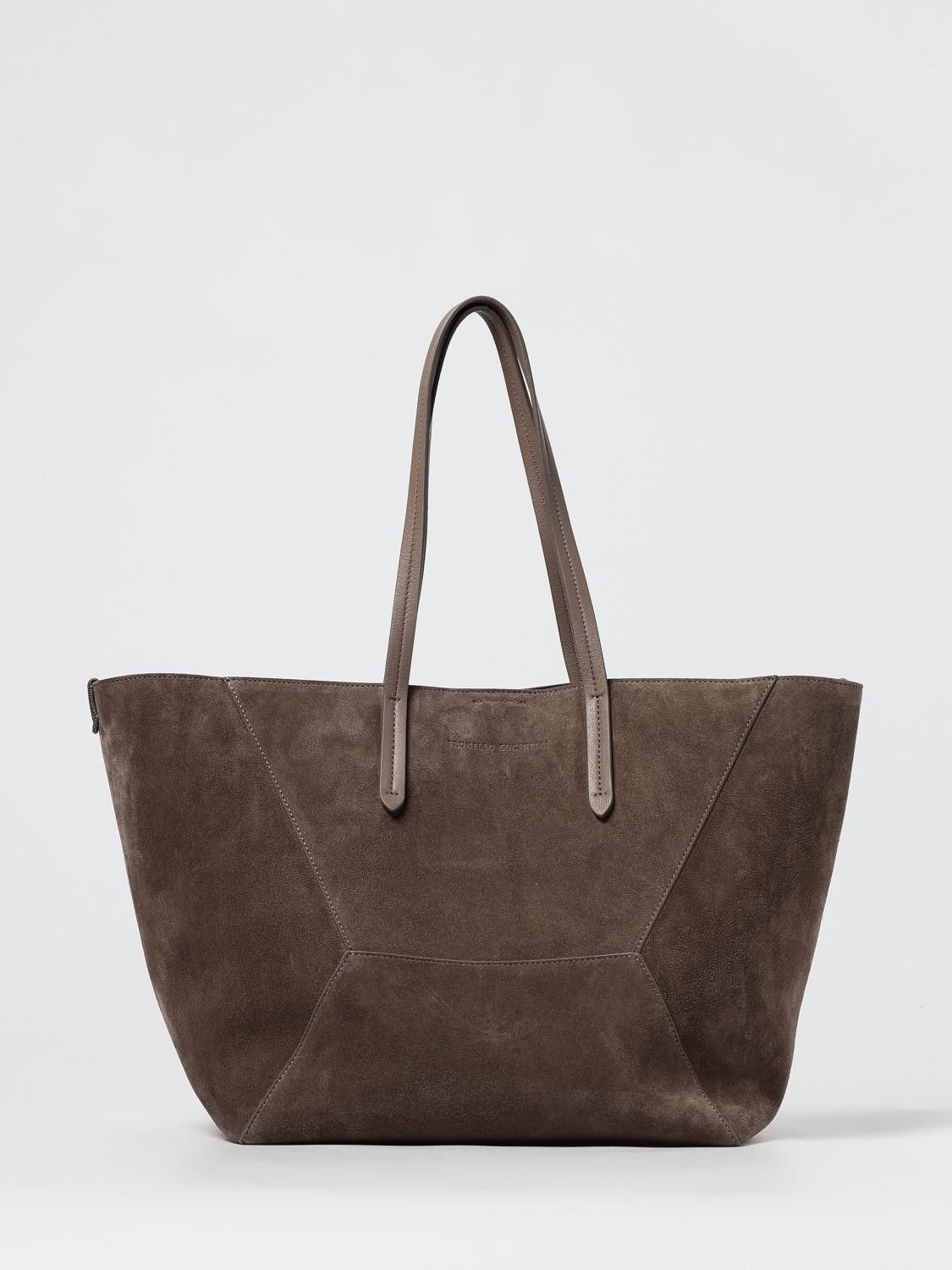 Brunello Cucinelli Brunello Cucinelli Shoulder Bag Woman Dove Grey Size ONE SIZE - 1 Thumbnail