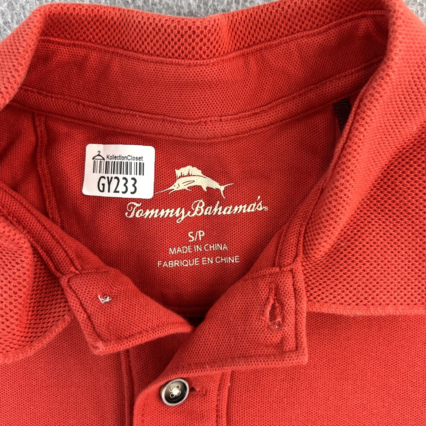 Tommy Bahama Tommy Bahama Polo Shirt Mens Small Red Short Sleeve Classic Fit Casual Adult Size US S / EU 44-46 / 1 - 5 Thumbnail
